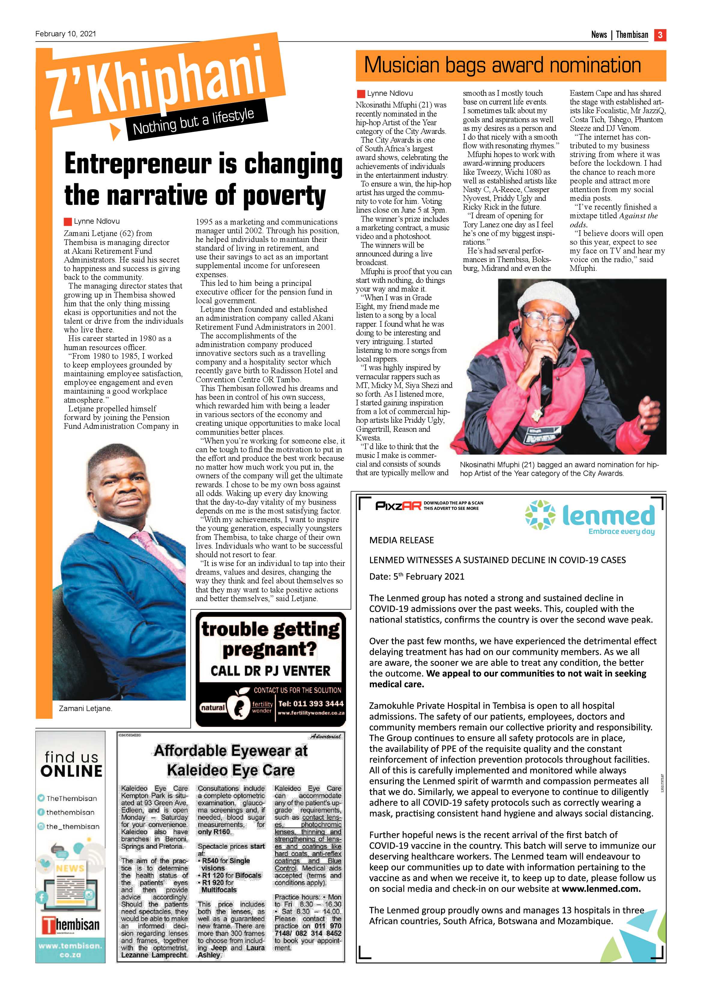 The Thembisan 10 February 2021 page 3