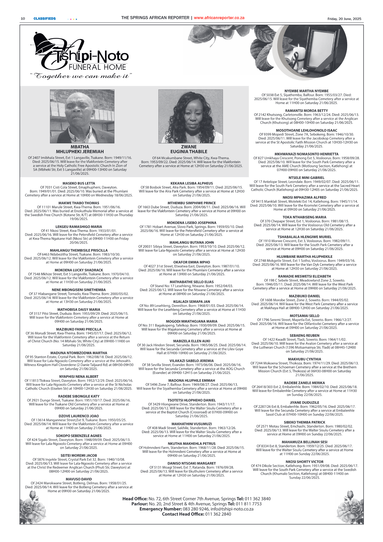 African Reporter 20 June 2025 page 10