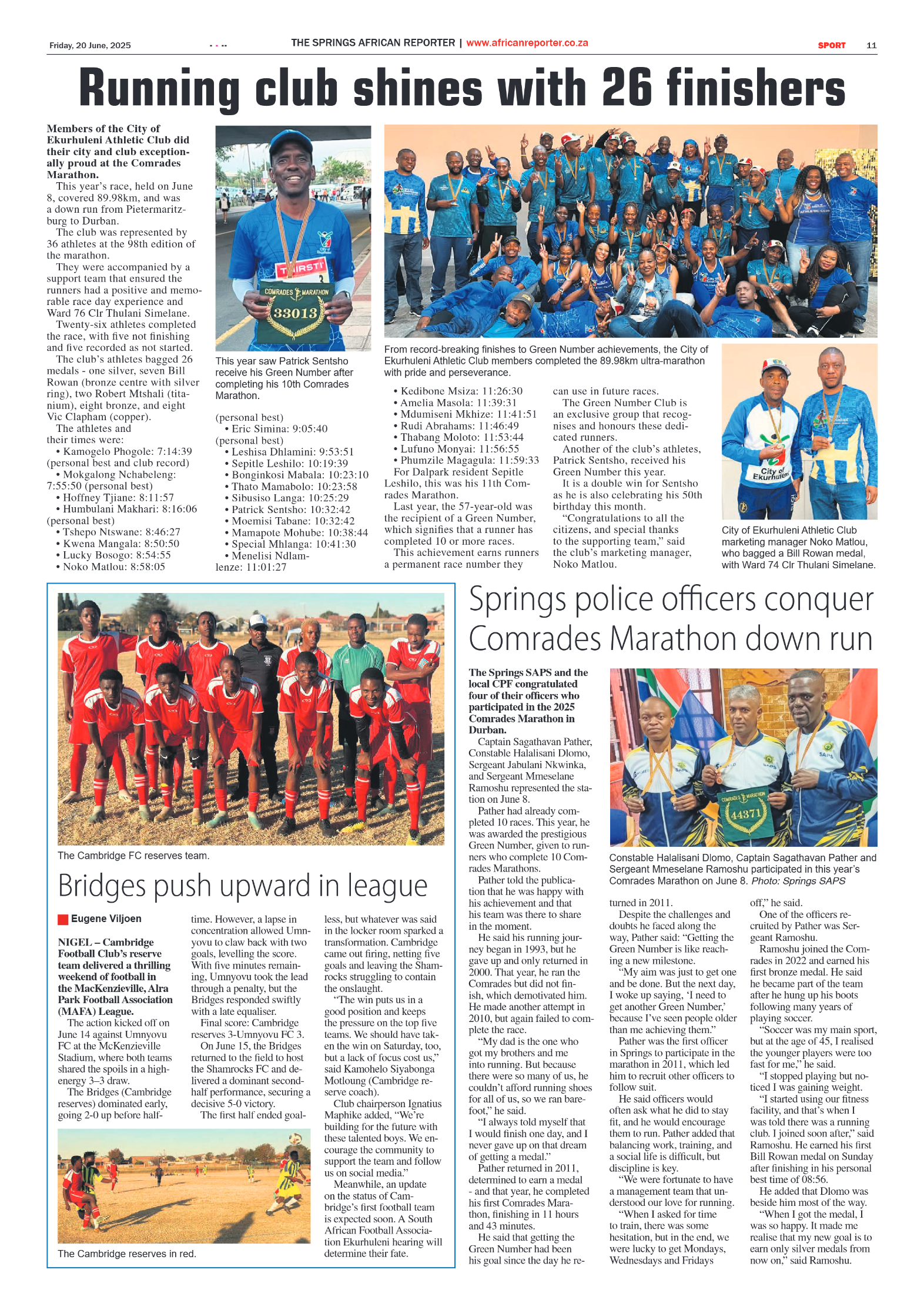 African Reporter 20 June 2025 page 11