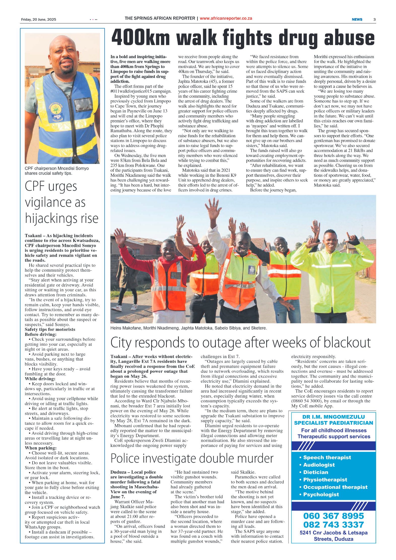 African Reporter 20 June 2025 page 3