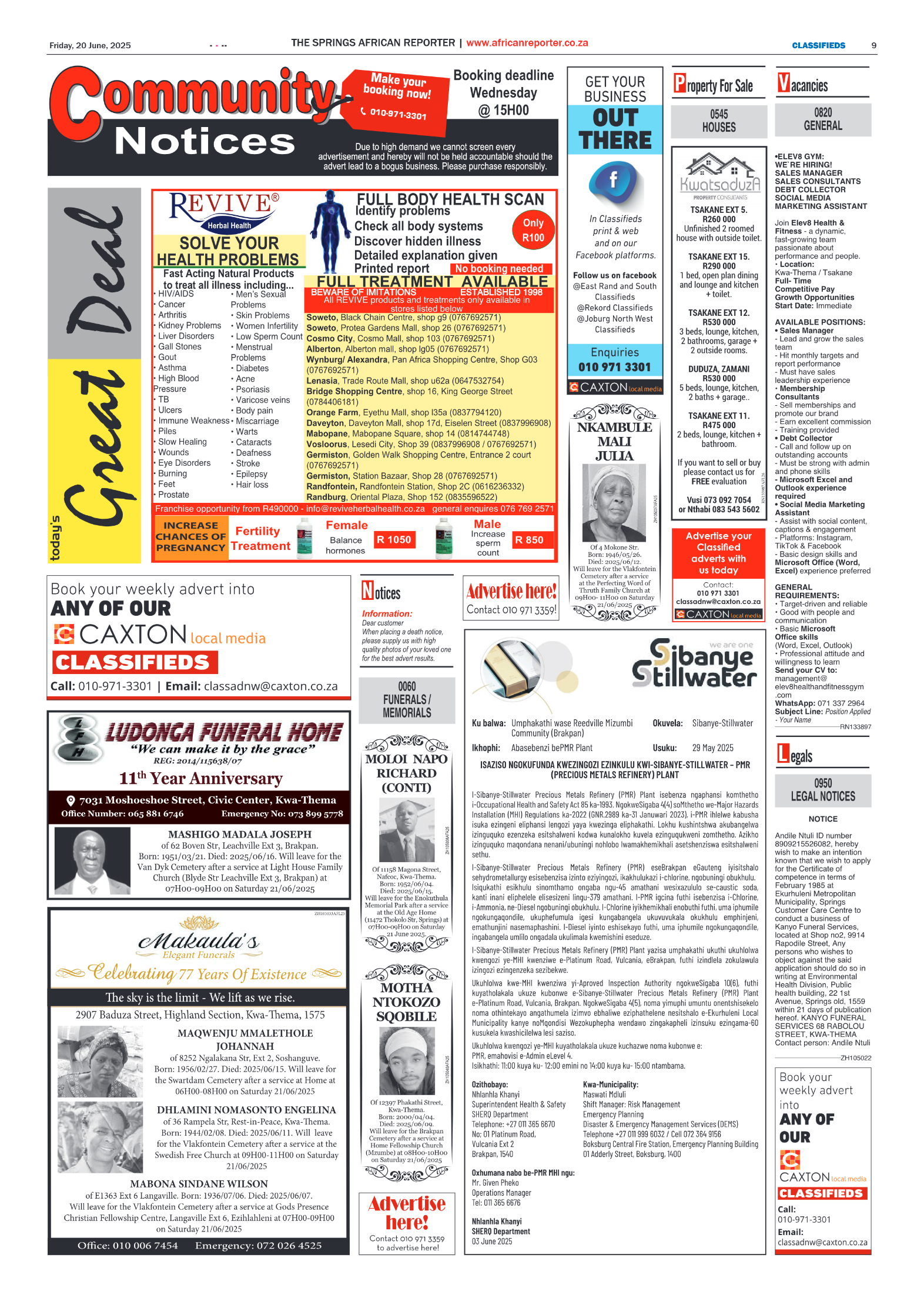 African Reporter 20 June 2025 page 9