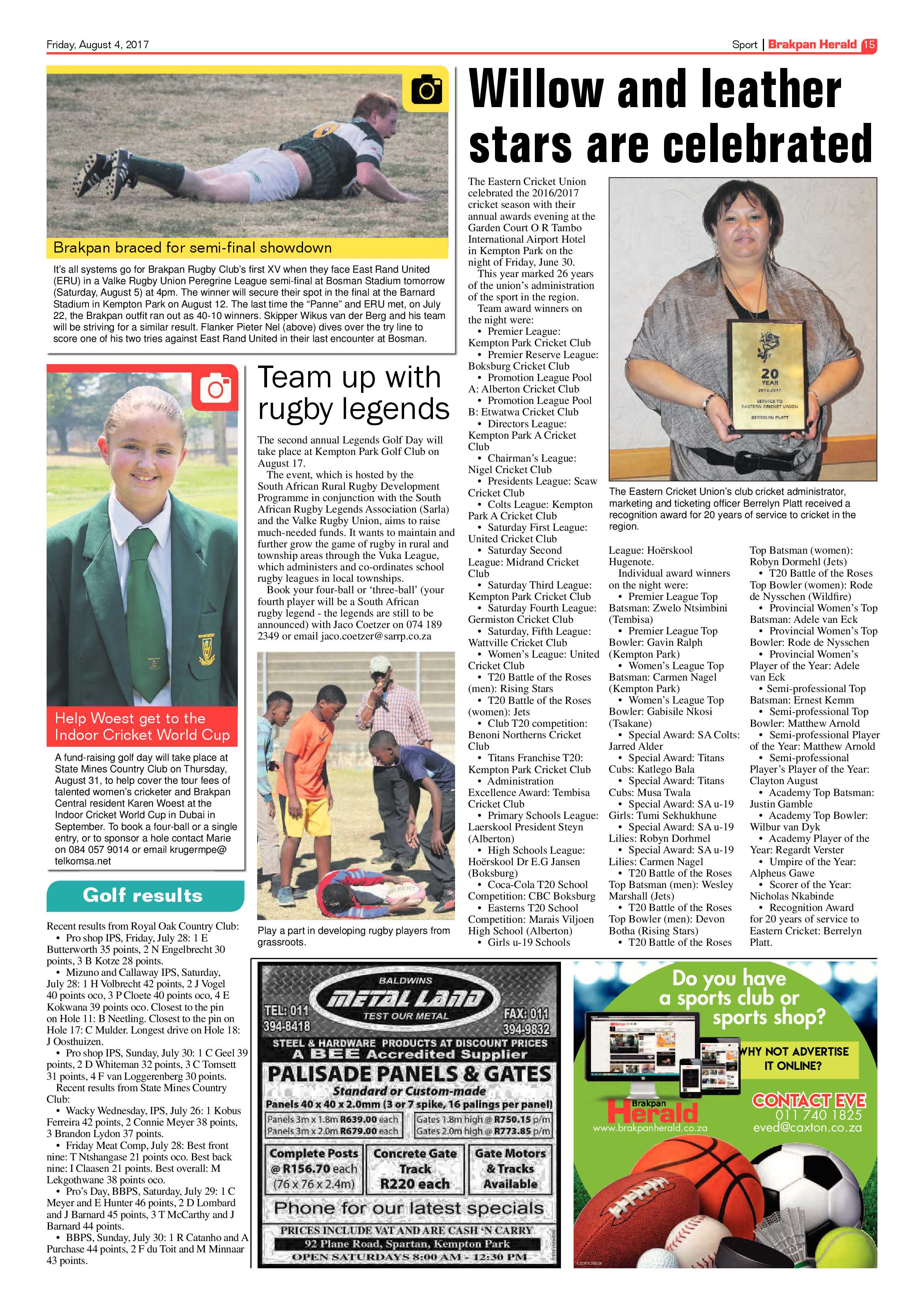 Brakpan Herald 04 August 2017 page 15