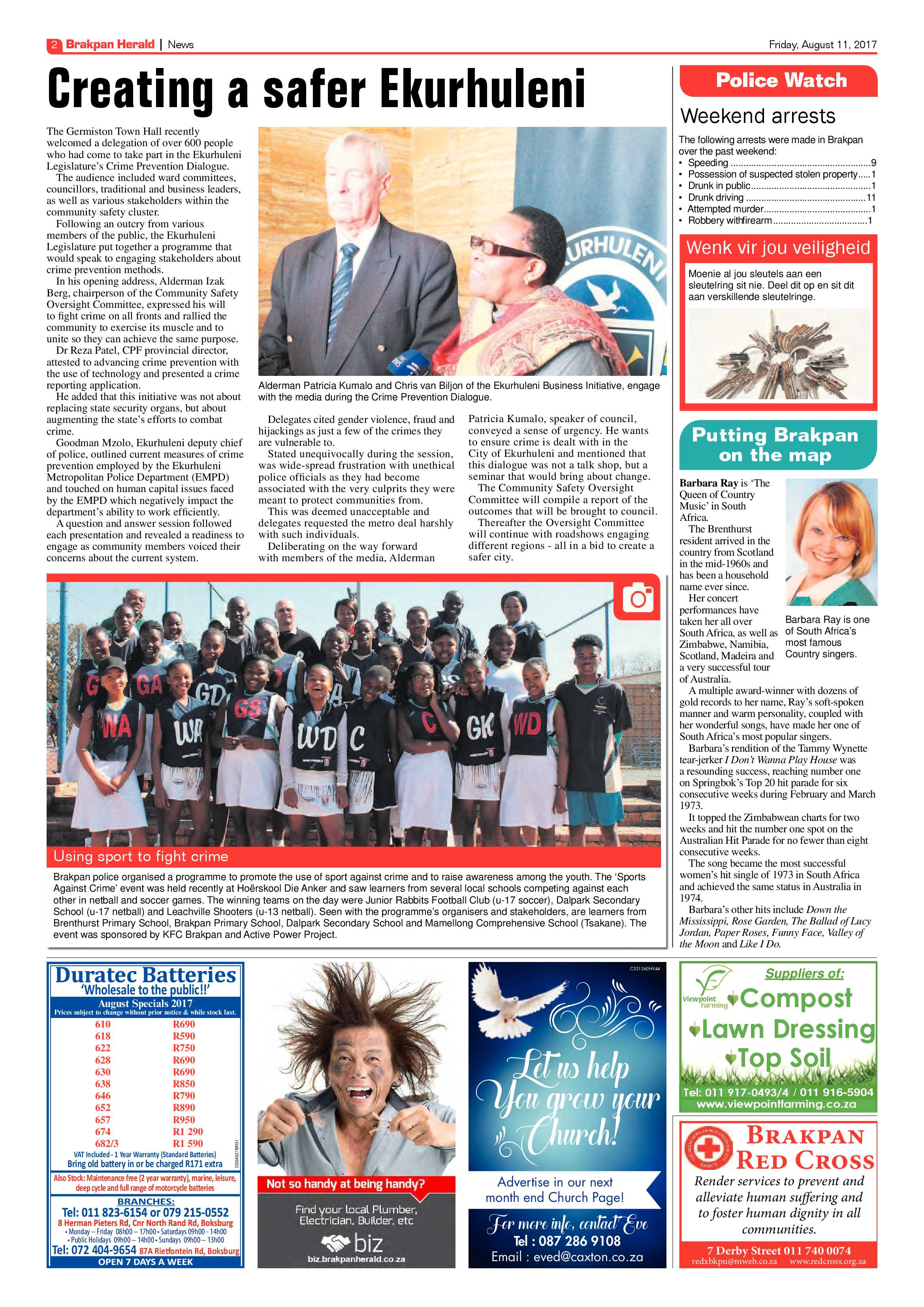 Brakpan Herald 11 August 2017 page 2