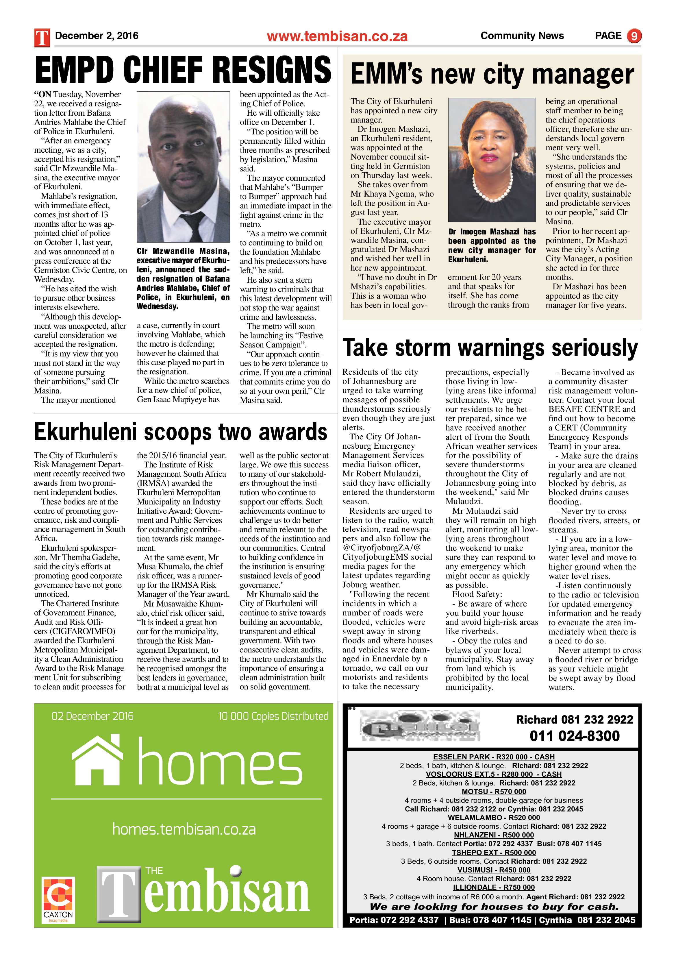 Tembisan 05 December 2016 page 9