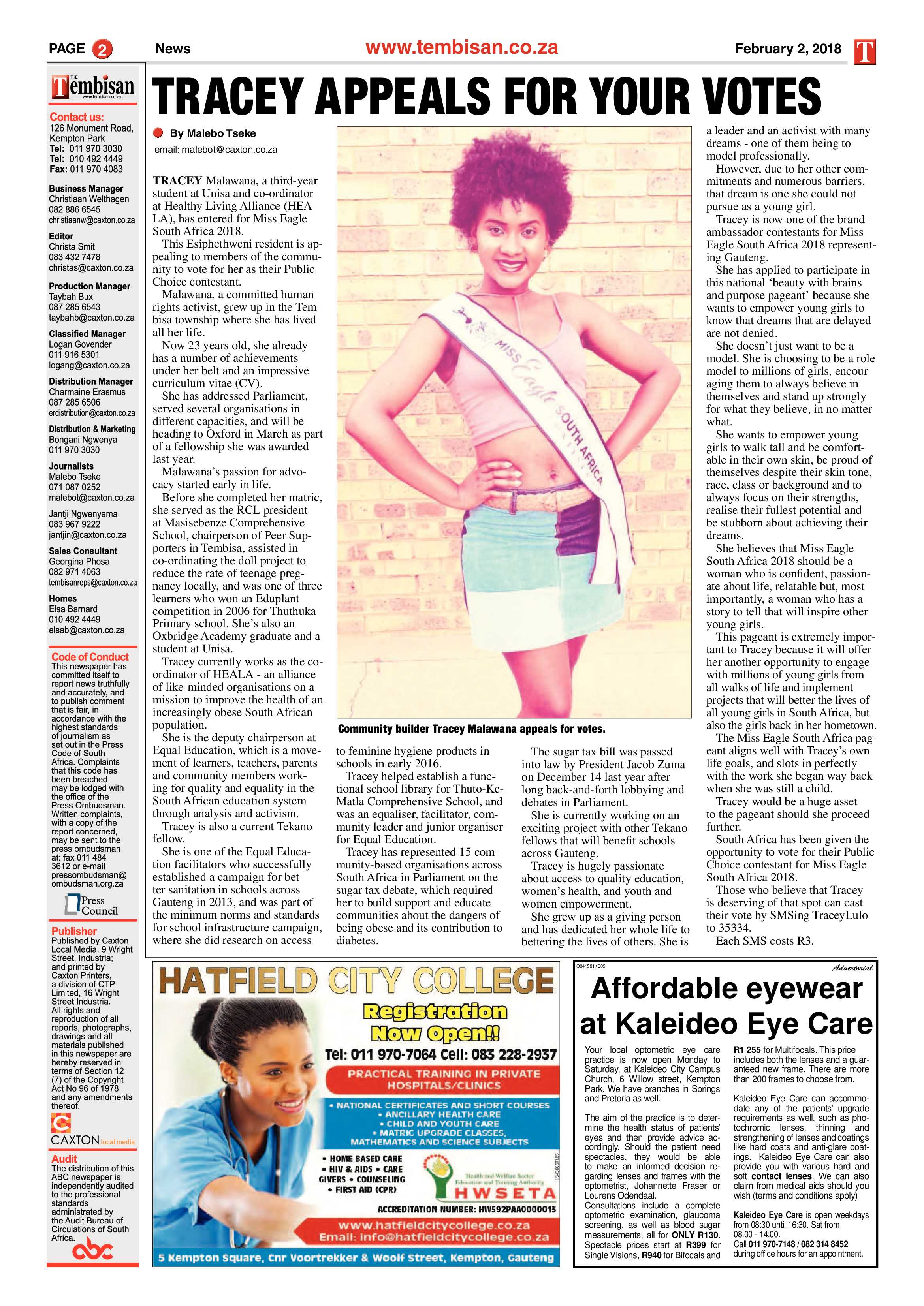 Tembisan 05 February 2018 page 2