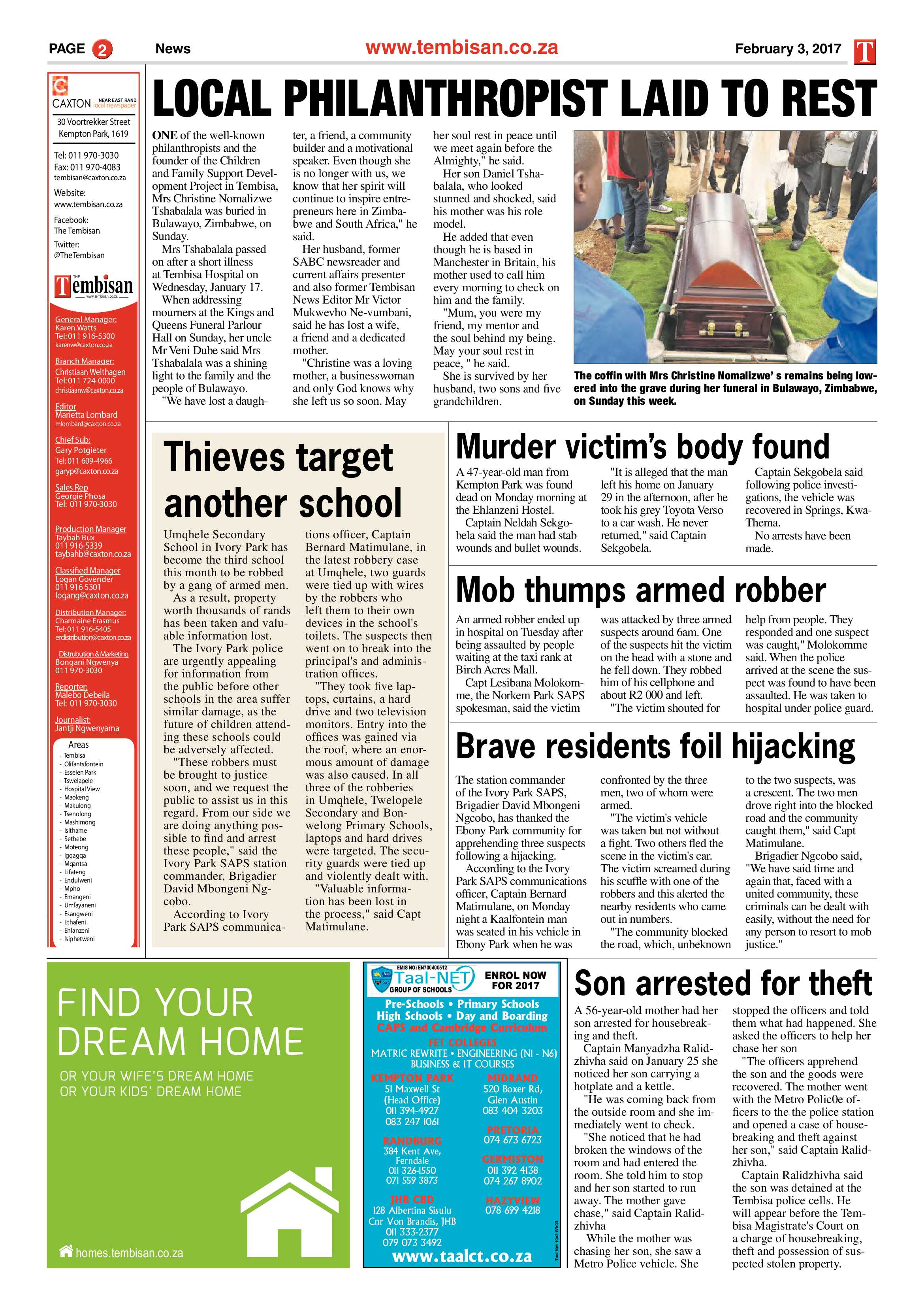 Tembisan 06 February 2017 page 2