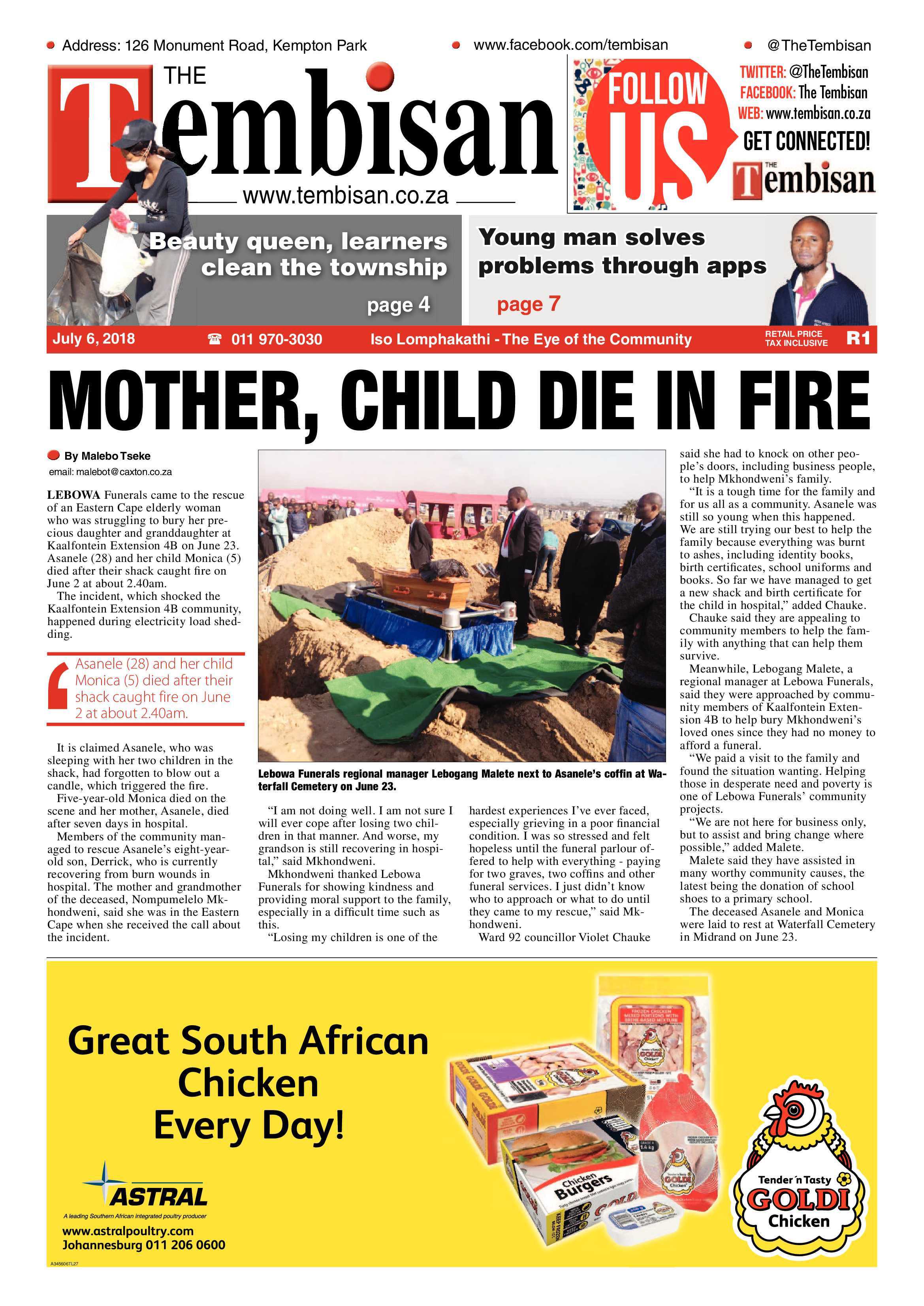 Tembisan 09 July 2018 page 1
