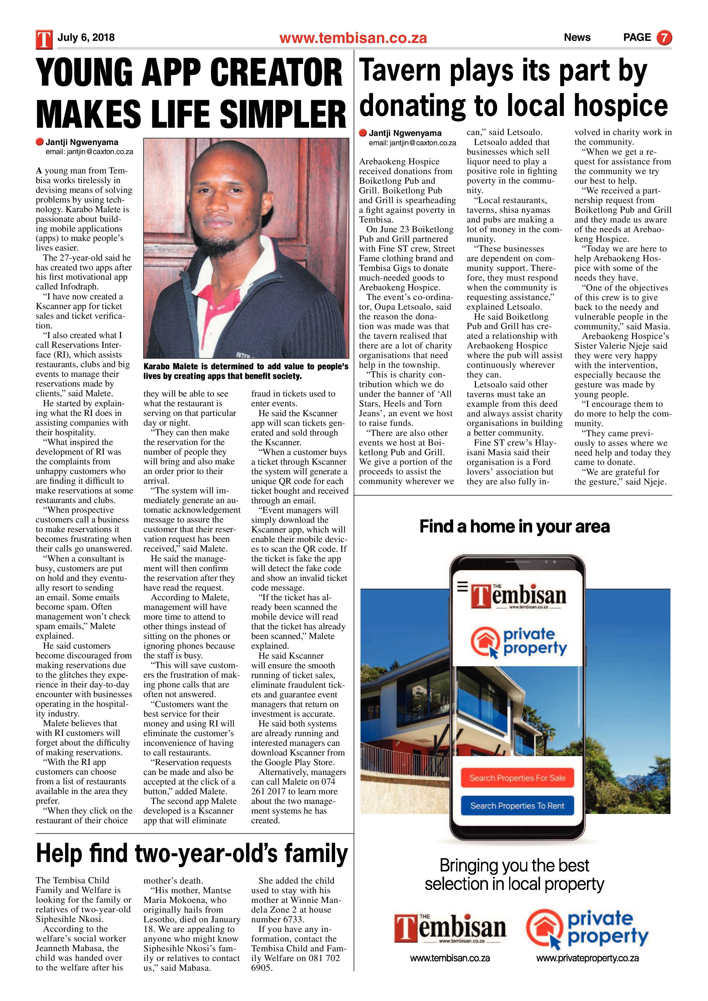 Tembisan 09 July 2018 page 13