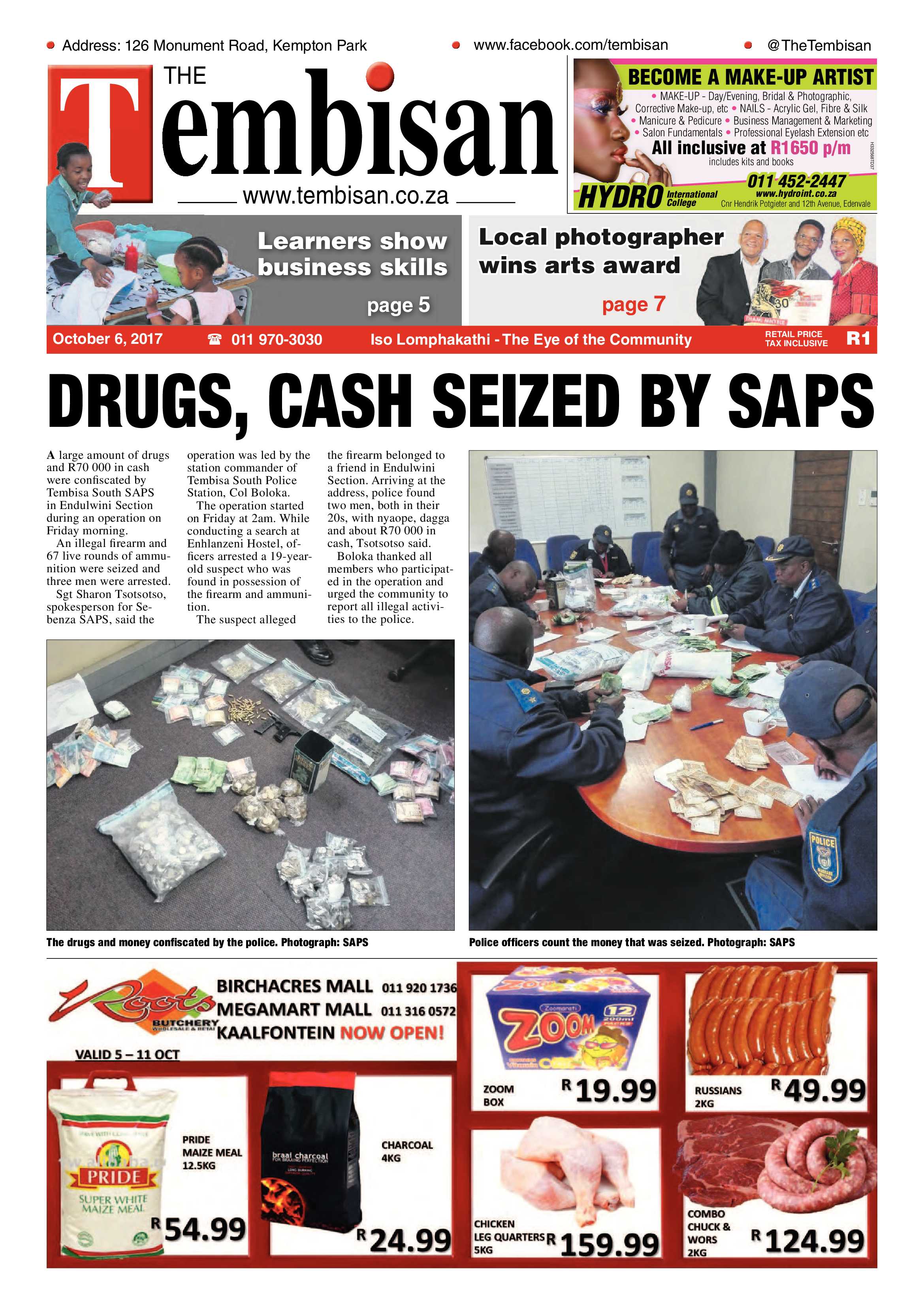 Tembisan 09 October 2017 page 1