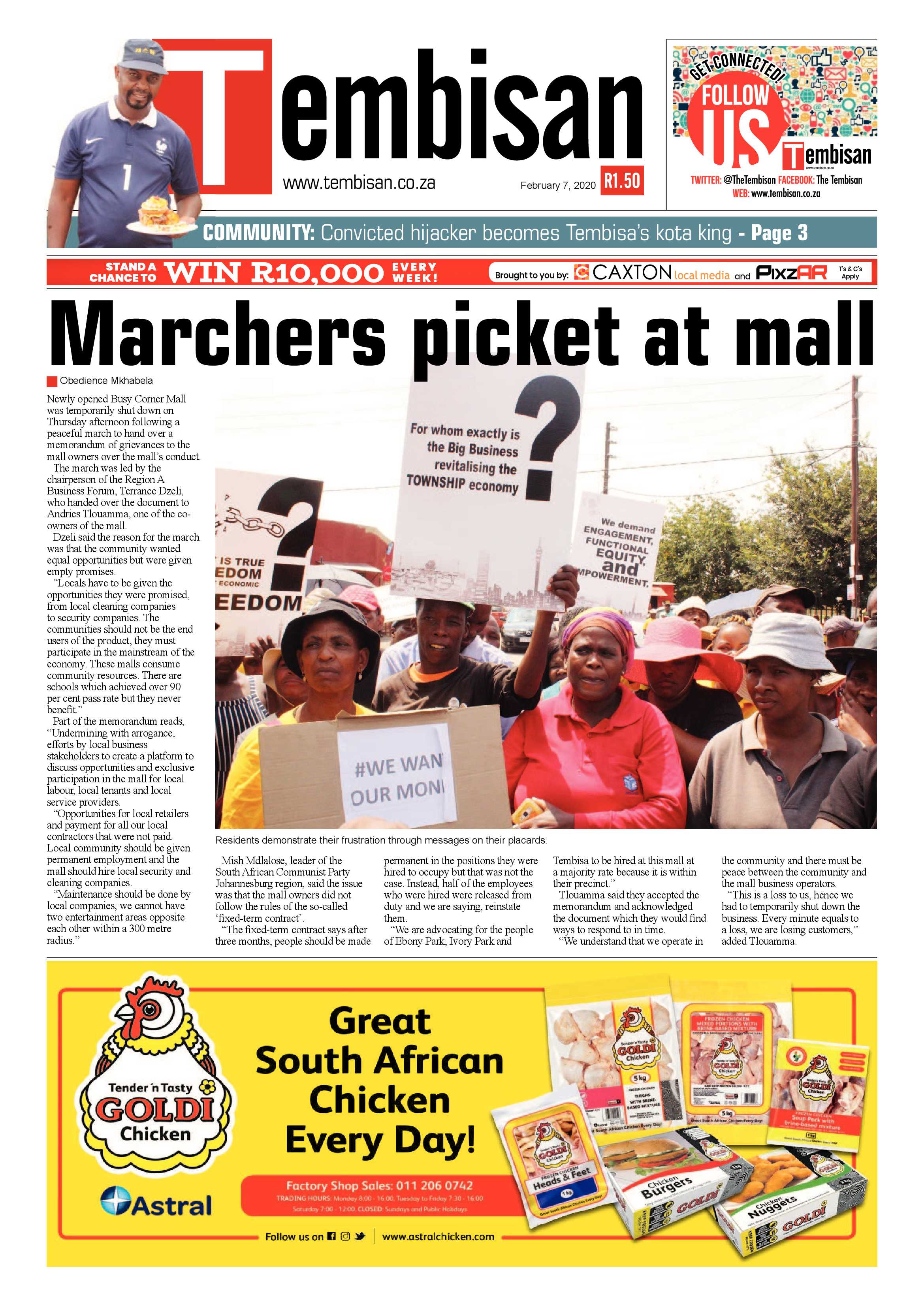 Tembisan 10 February 2020 page 1