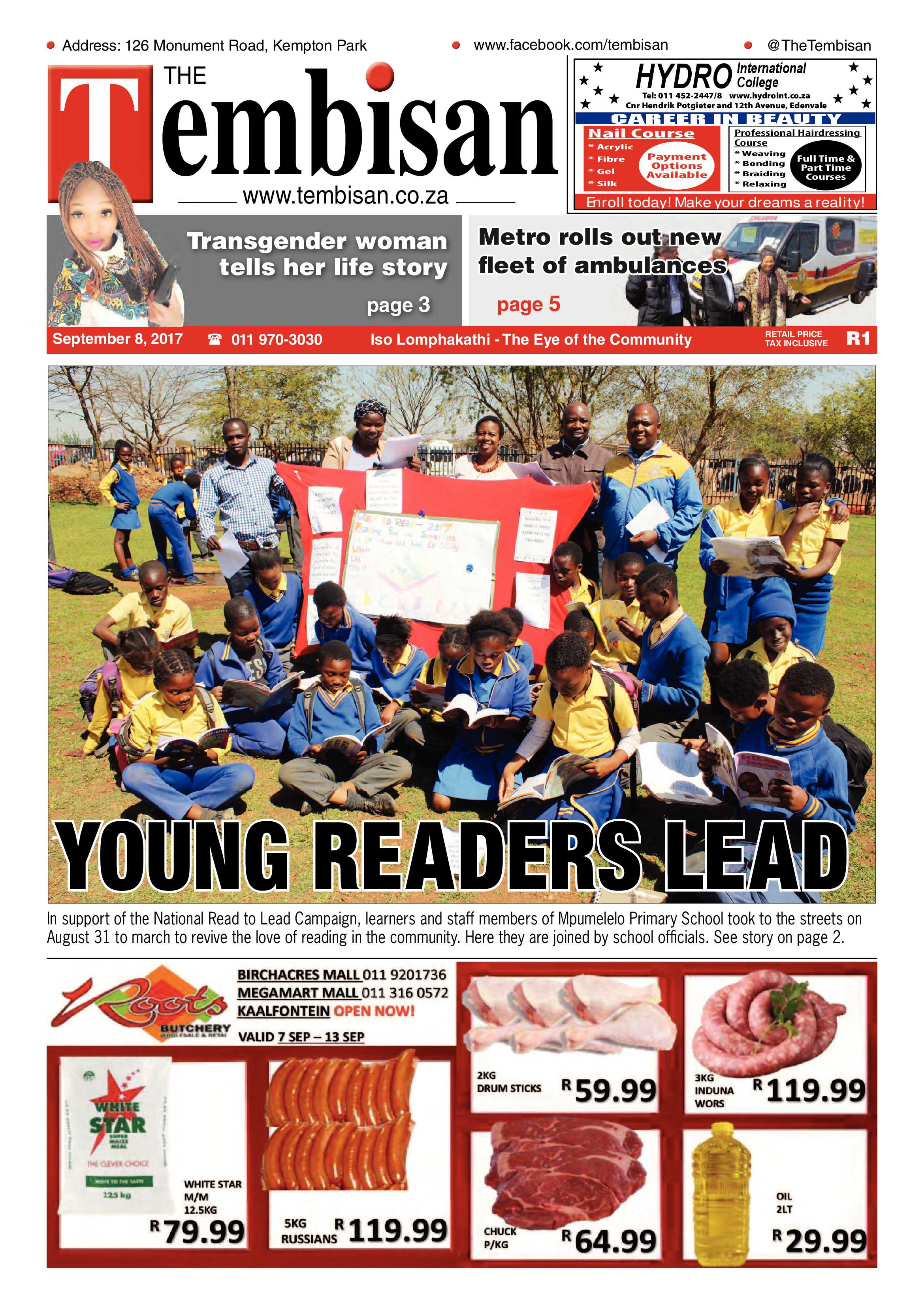 Tembisan 11 September 2017 page 1