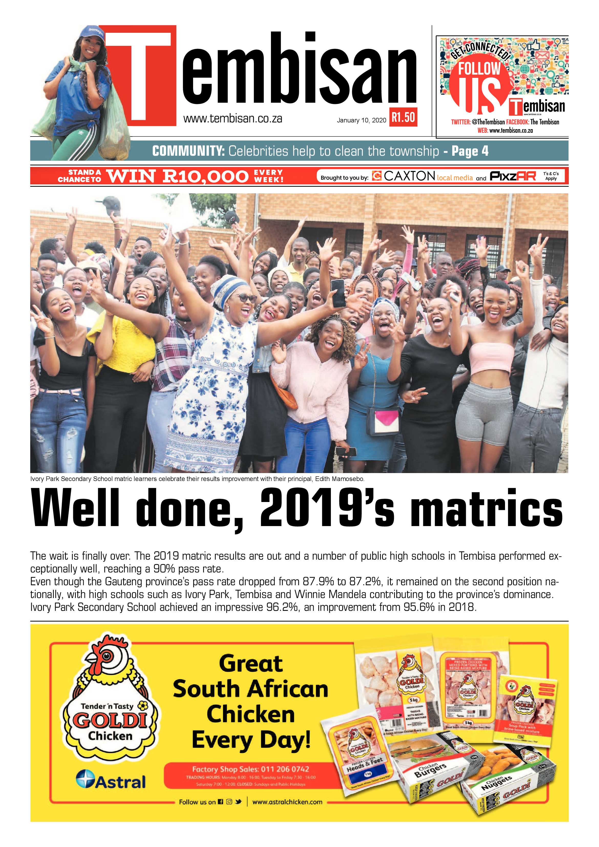 Tembisan 13 January 2020 page 1