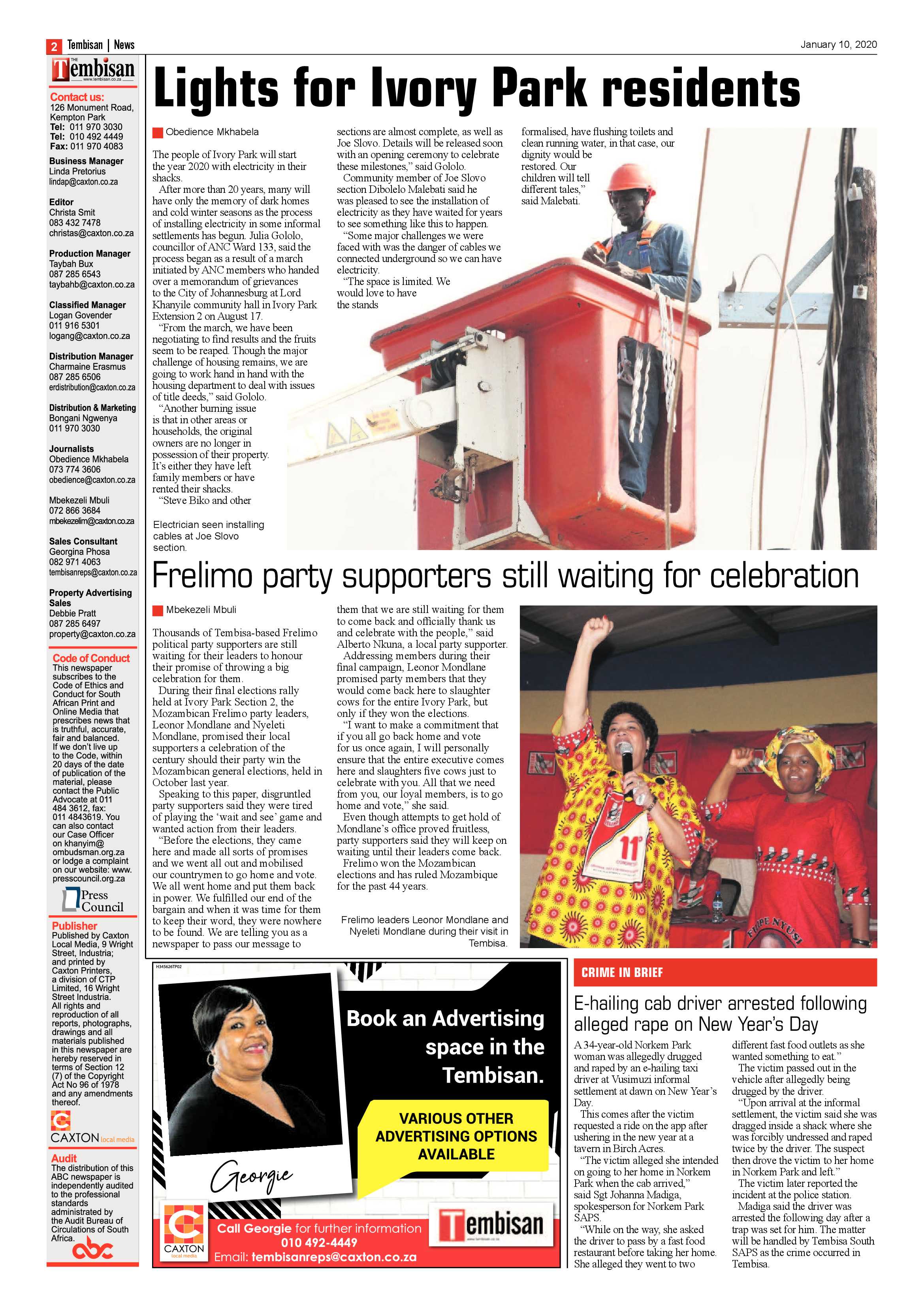 Tembisan 13 January 2020 page 2