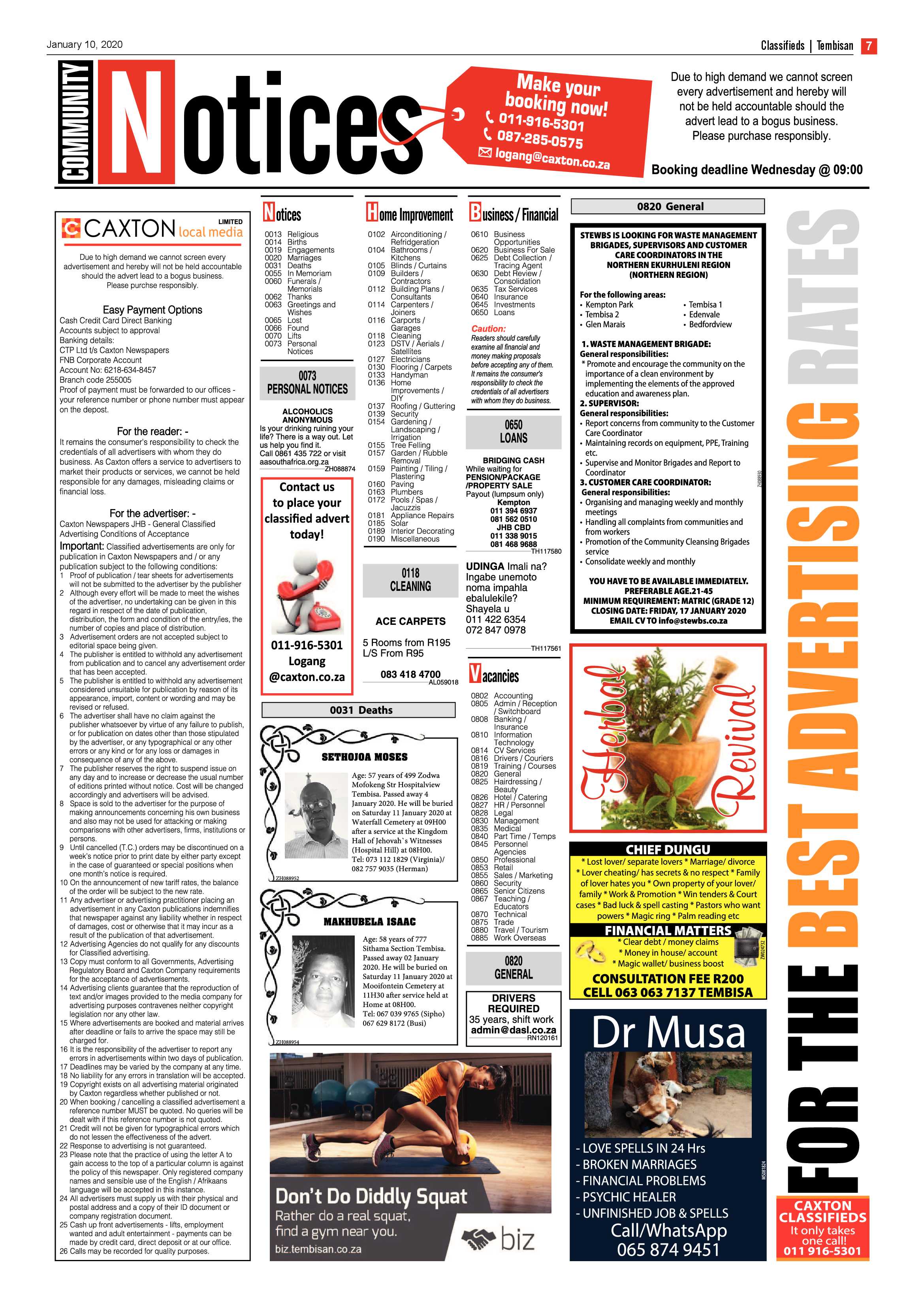 Tembisan 13 January 2020 page 7