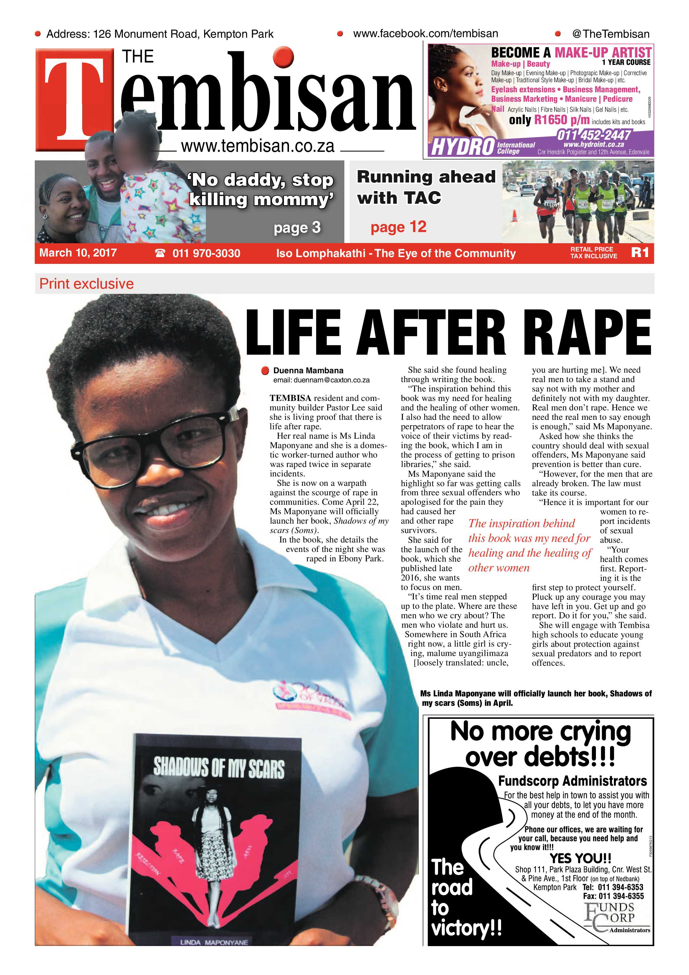 Tembisan 13 March 2017 page 1