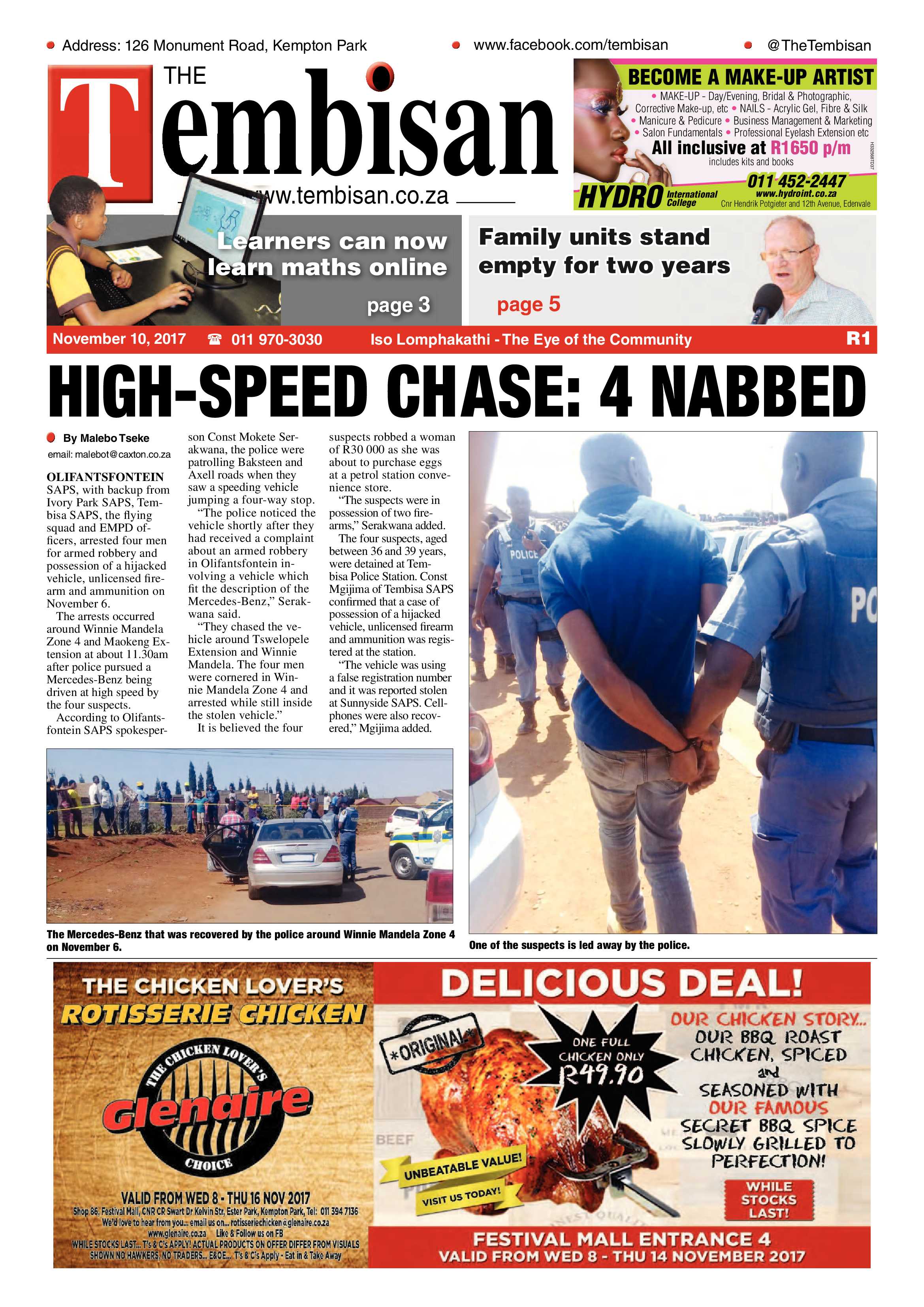 Tembisan 13 November 2017 page 1