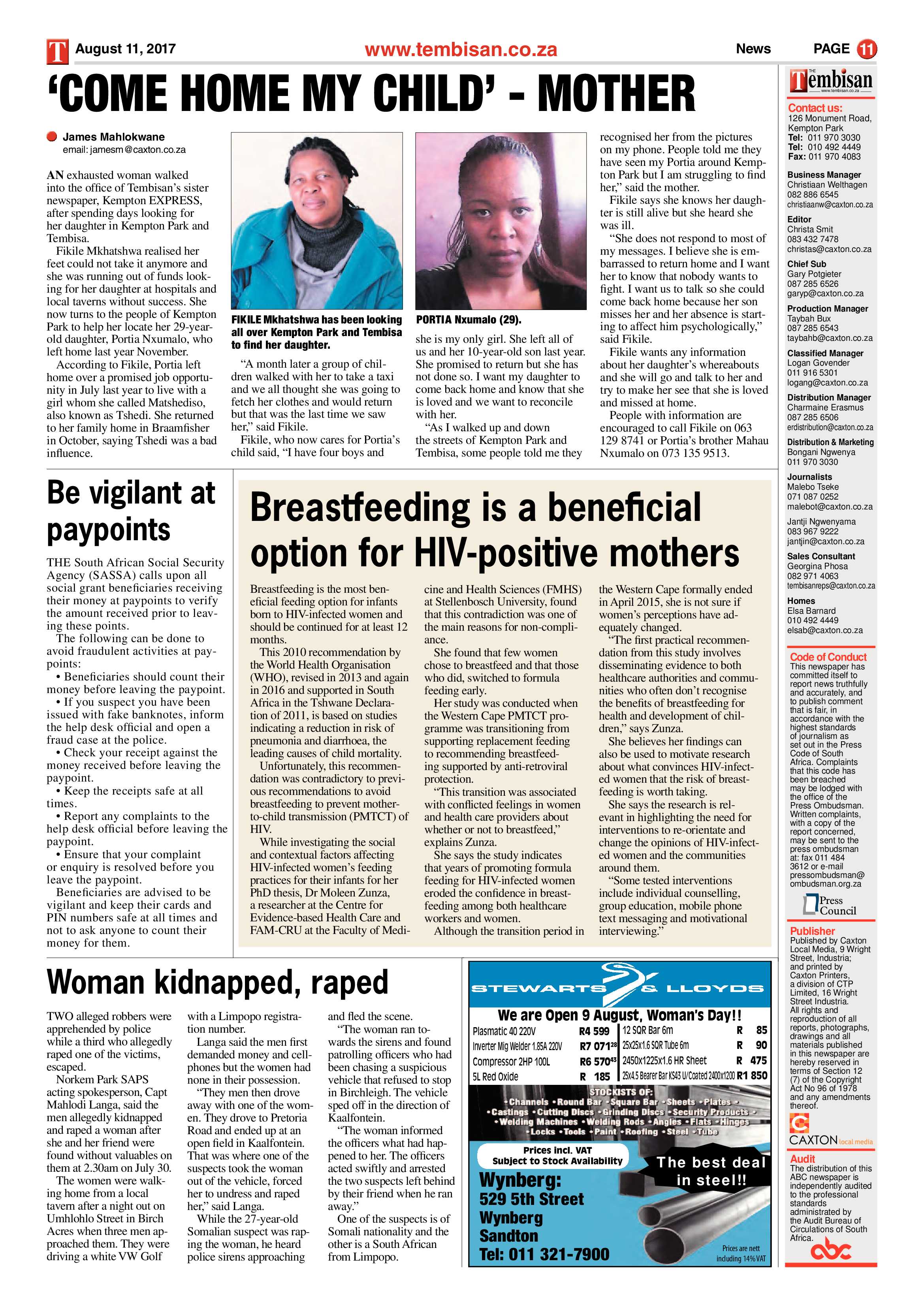 Tembisan 14 August 2017 page 11