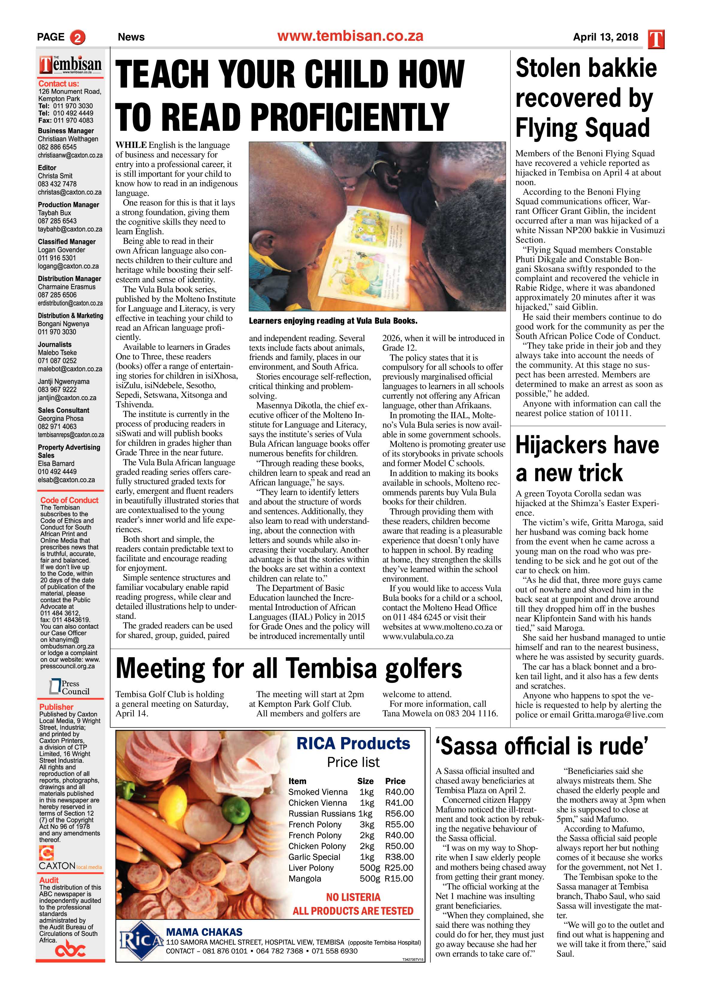 Tembisan 16 April 2018 page 2