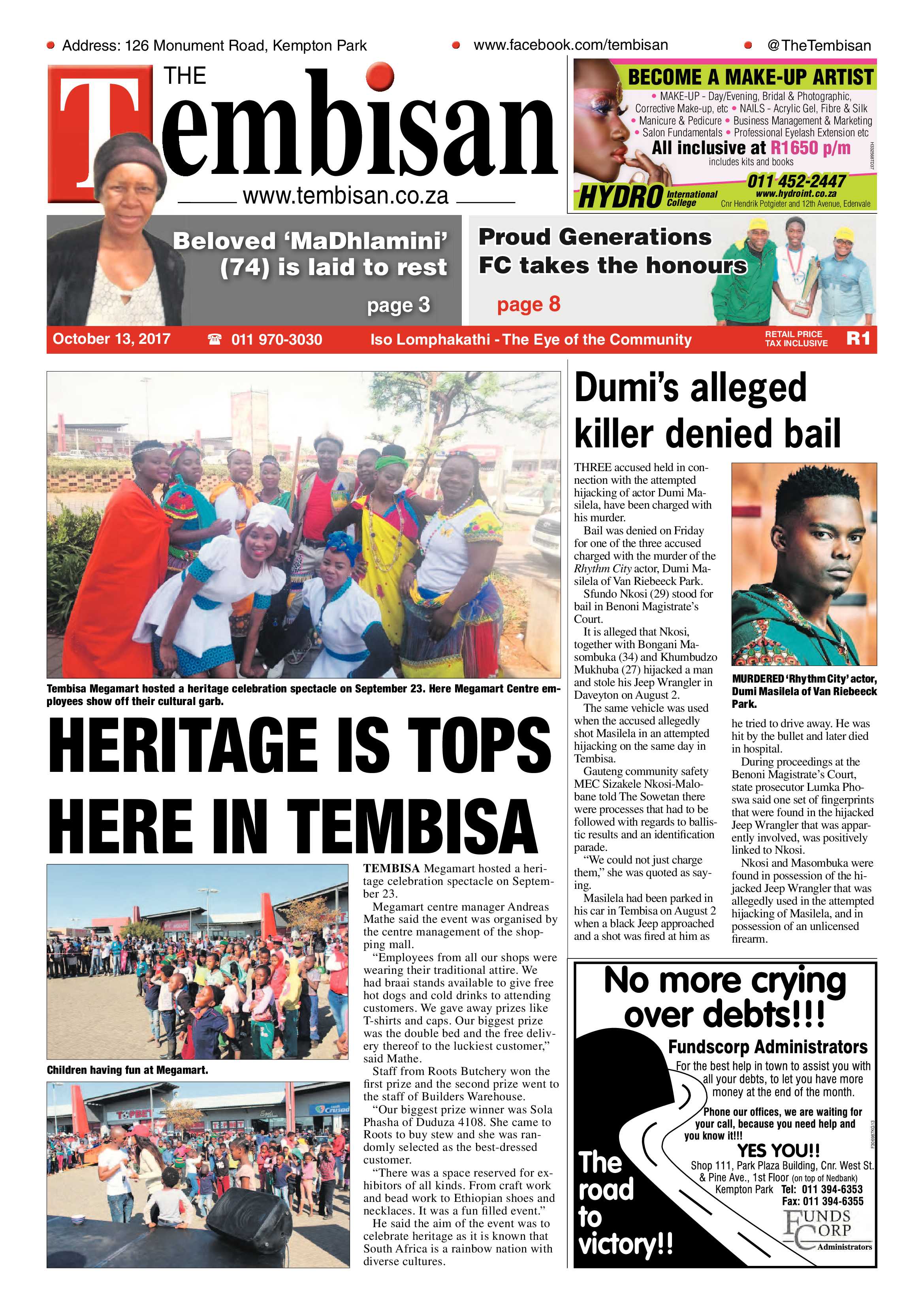 Tembisan 16 October 2017 page 1