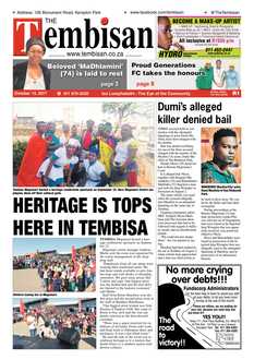 Tembisan 16 October 2017