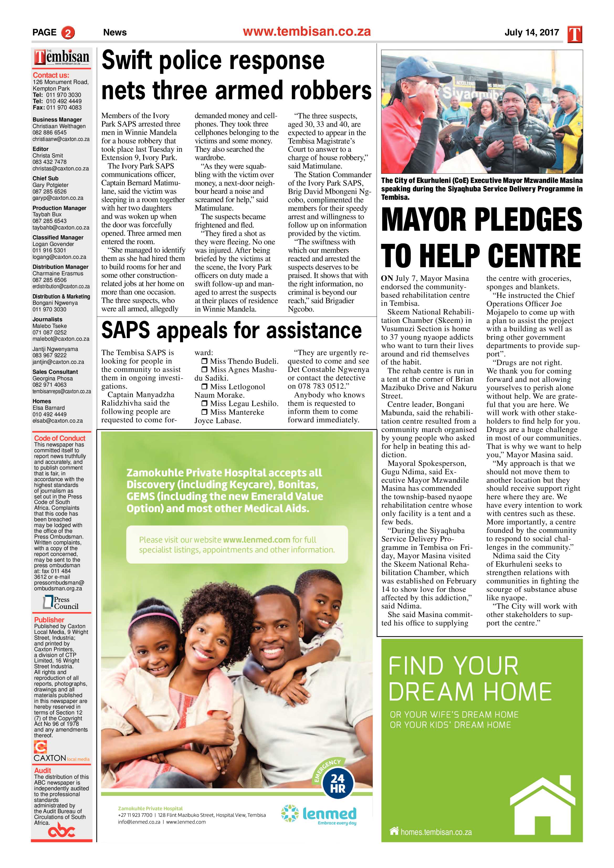 Tembisan 17 July 2017 page 2