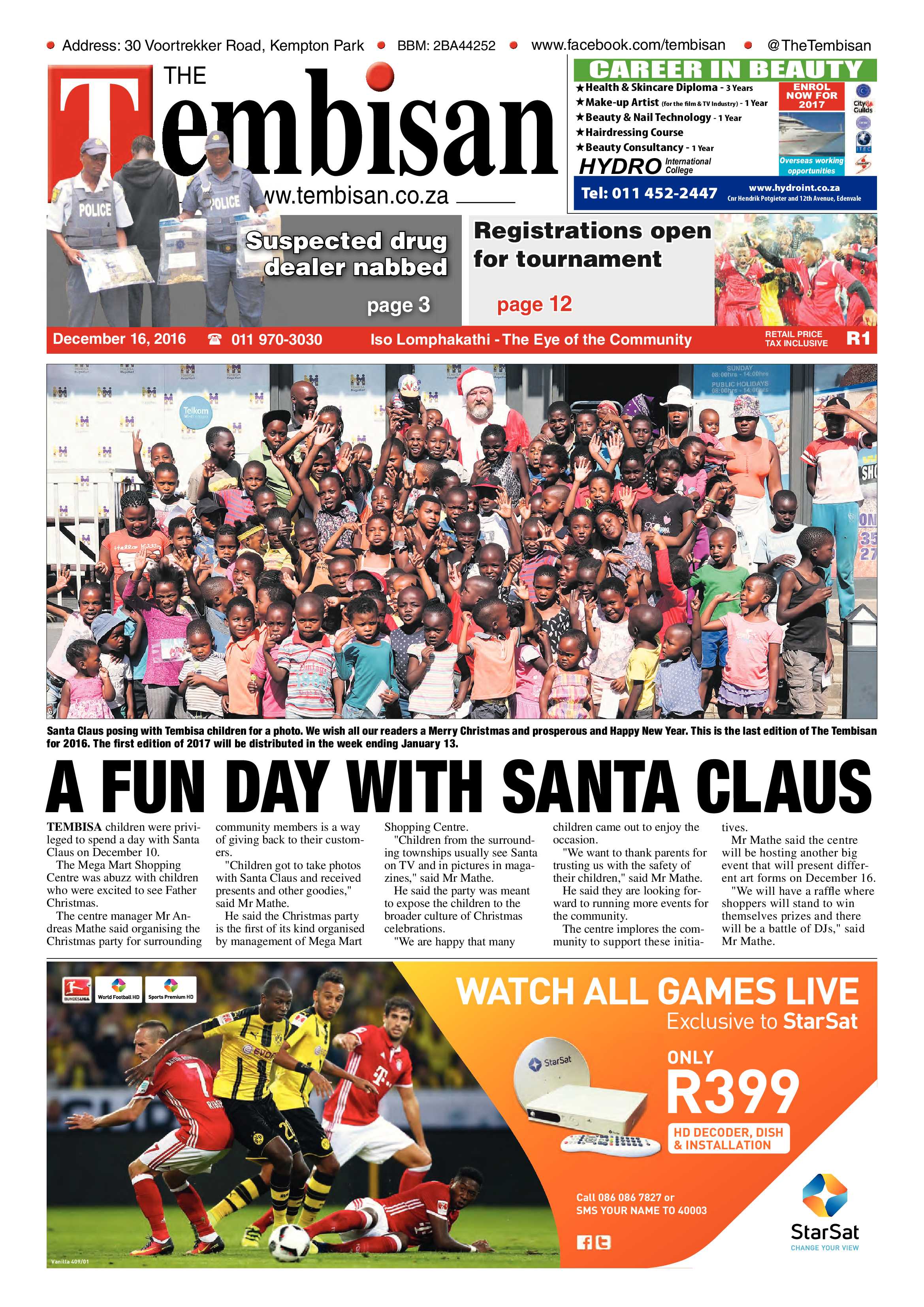 Tembisan 19 December 2016 page 1