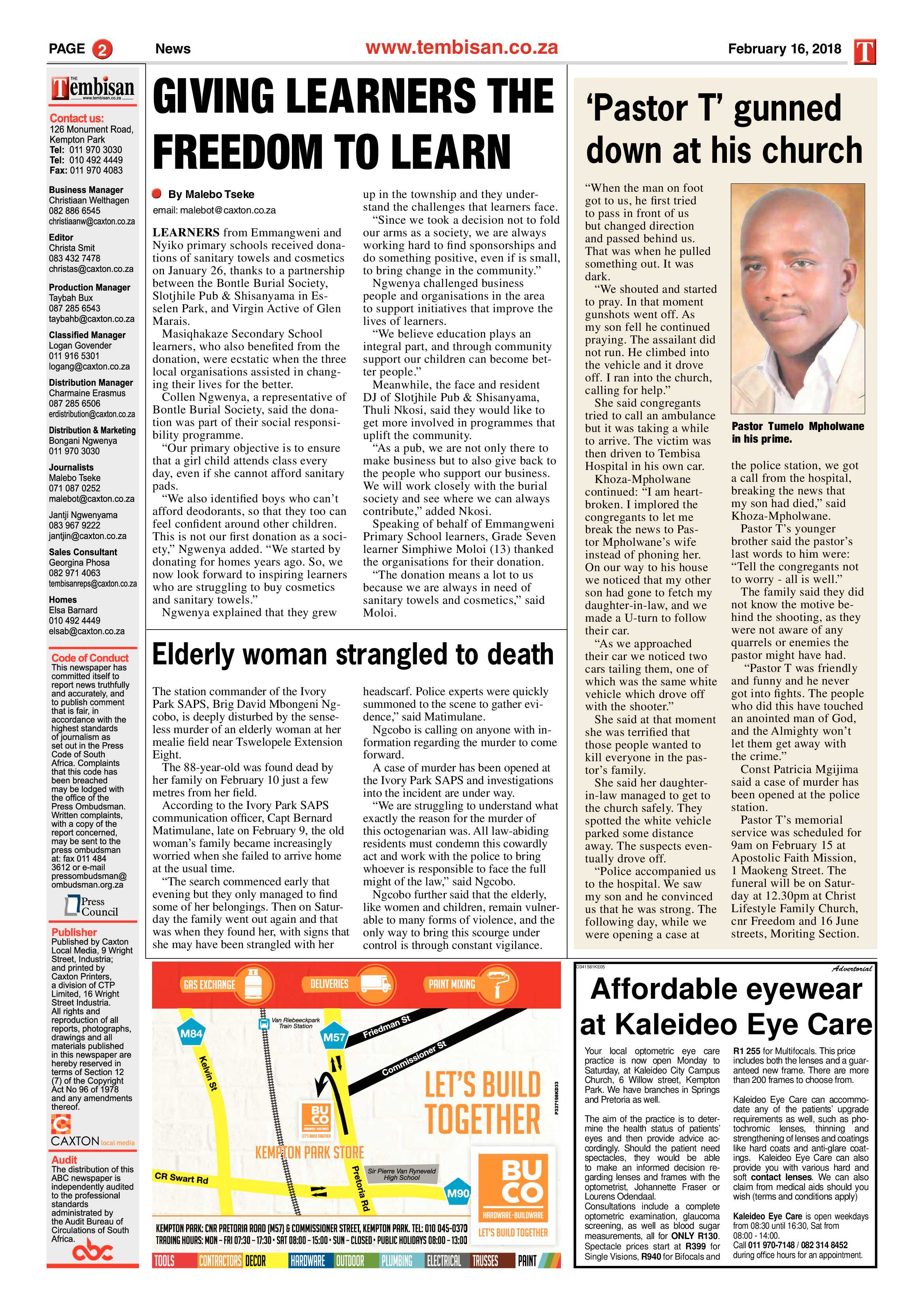 Tembisan 19 February 2018 page 2