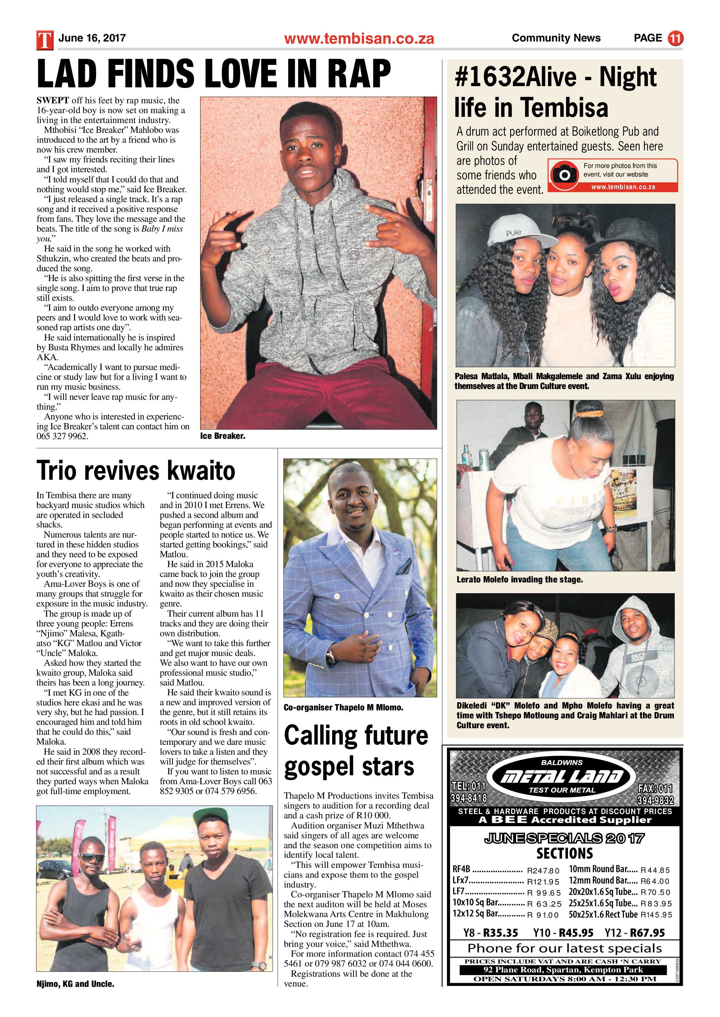 Tembisan 19 June 2017 page 11