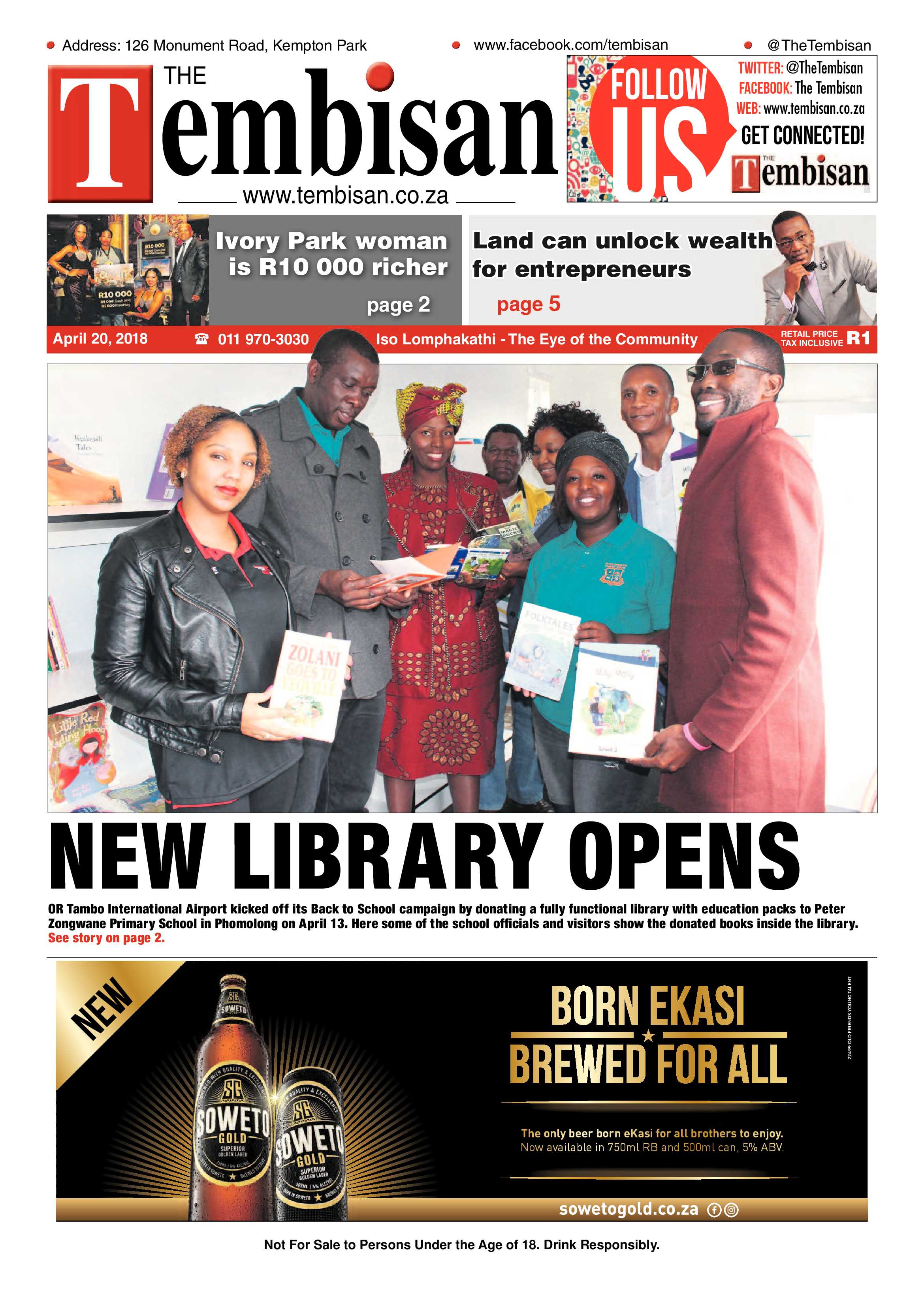 Tembisan 23 April 2018 page 1