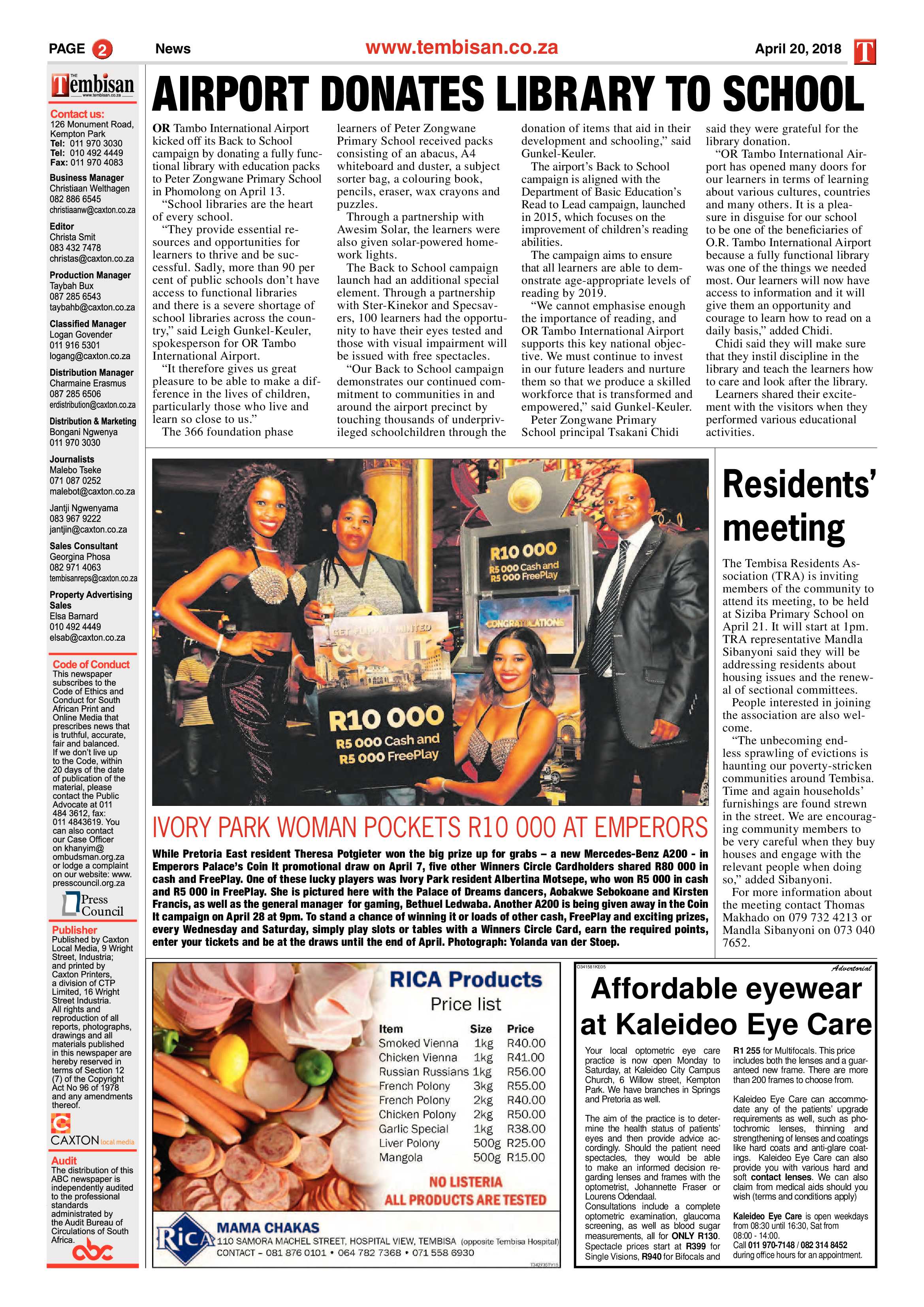 Tembisan 23 April 2018 page 2