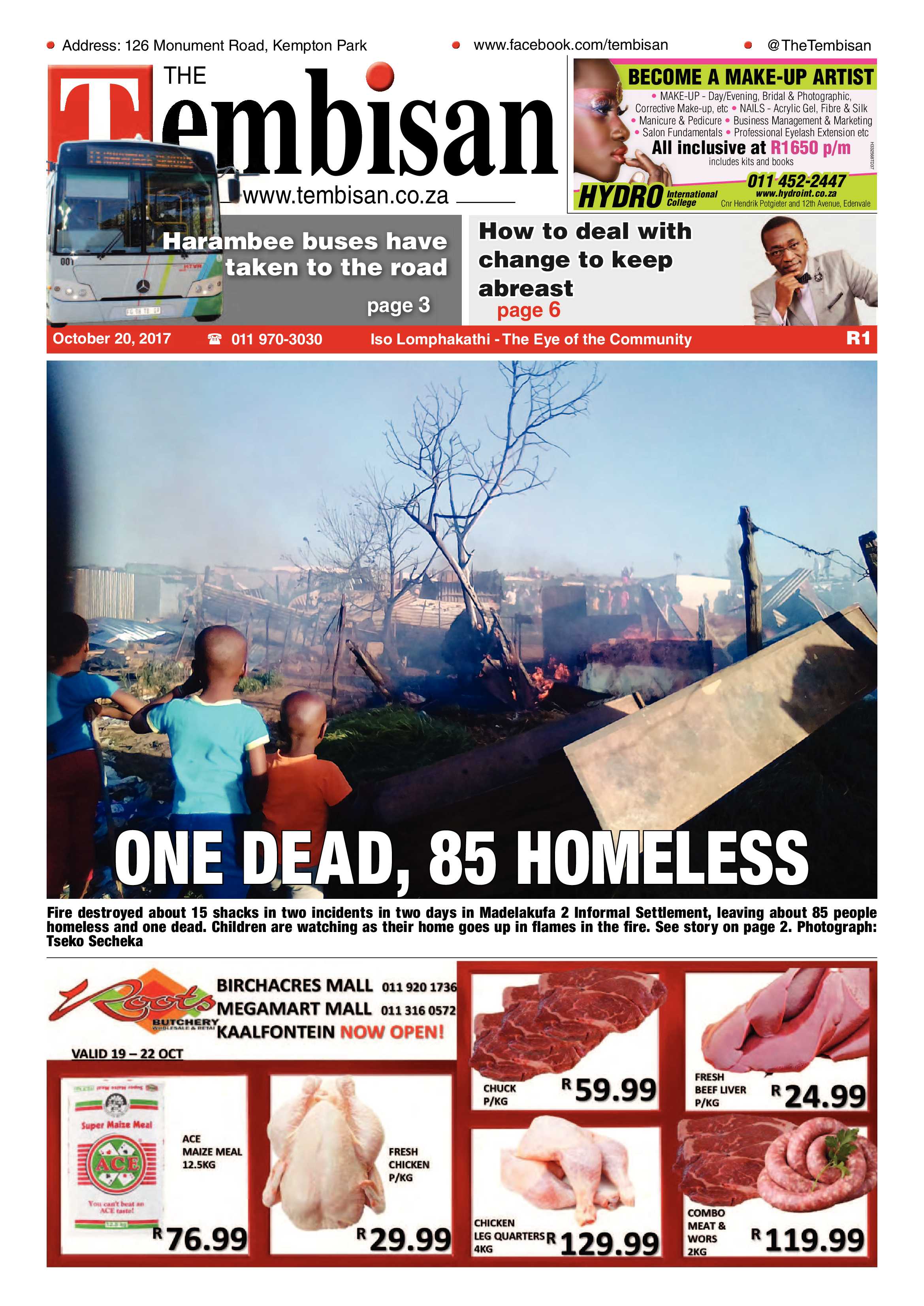 Tembisan 23 October 2017 page 1