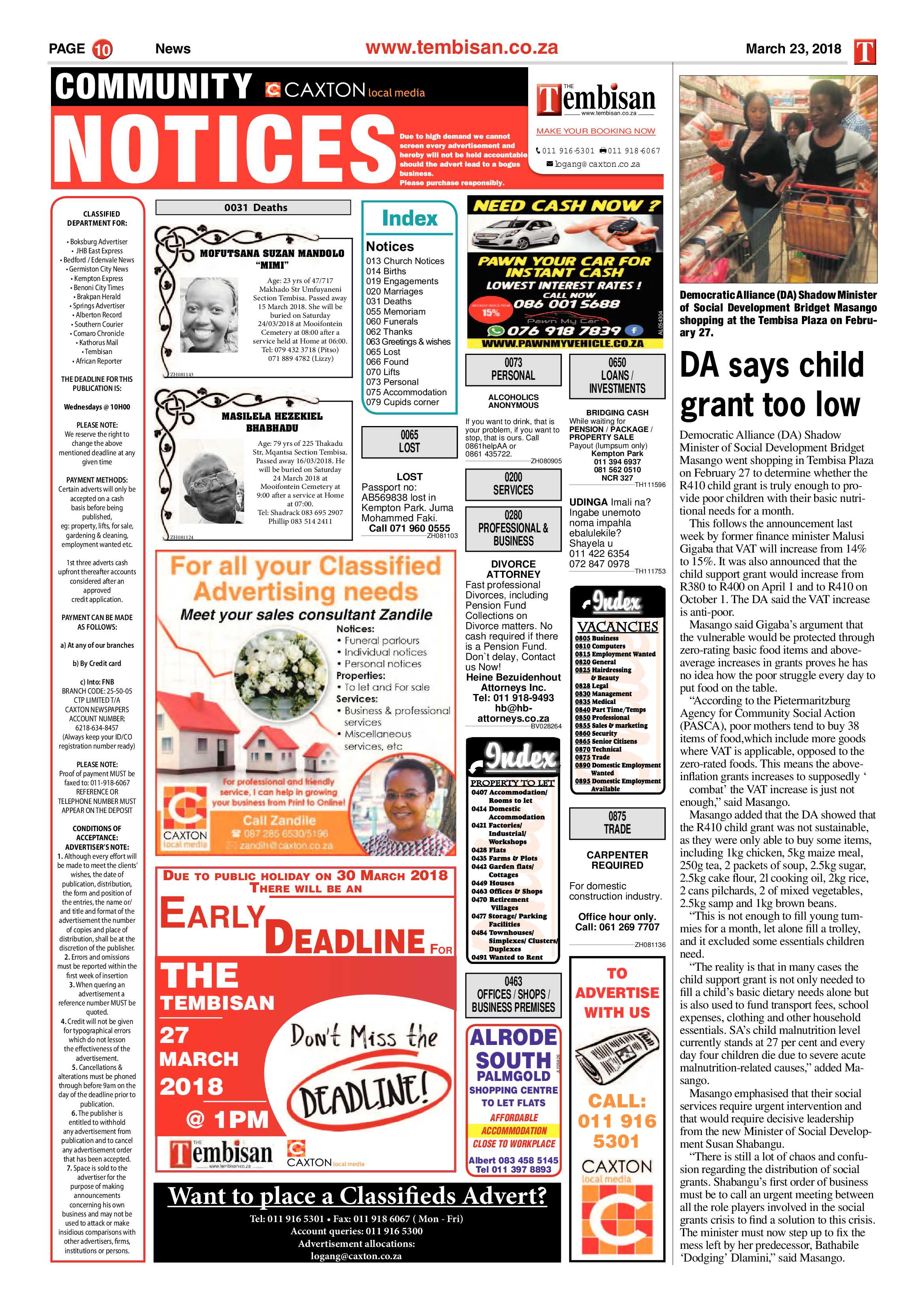 Tembisan 26 March 2018 page 10