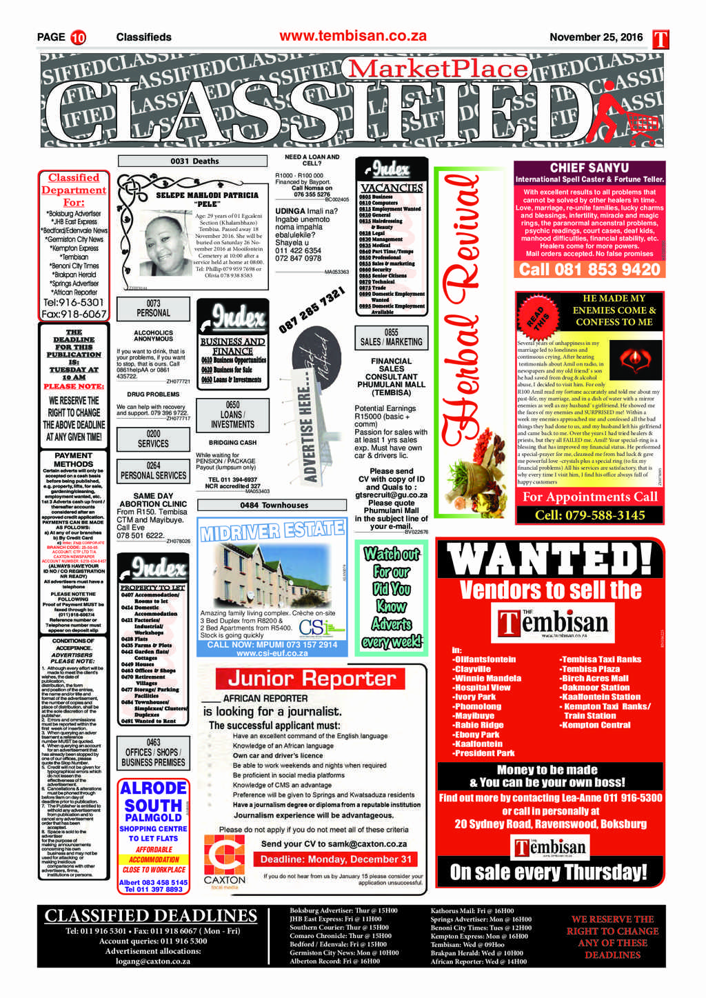 Tembisan 28 November 2016 page 10