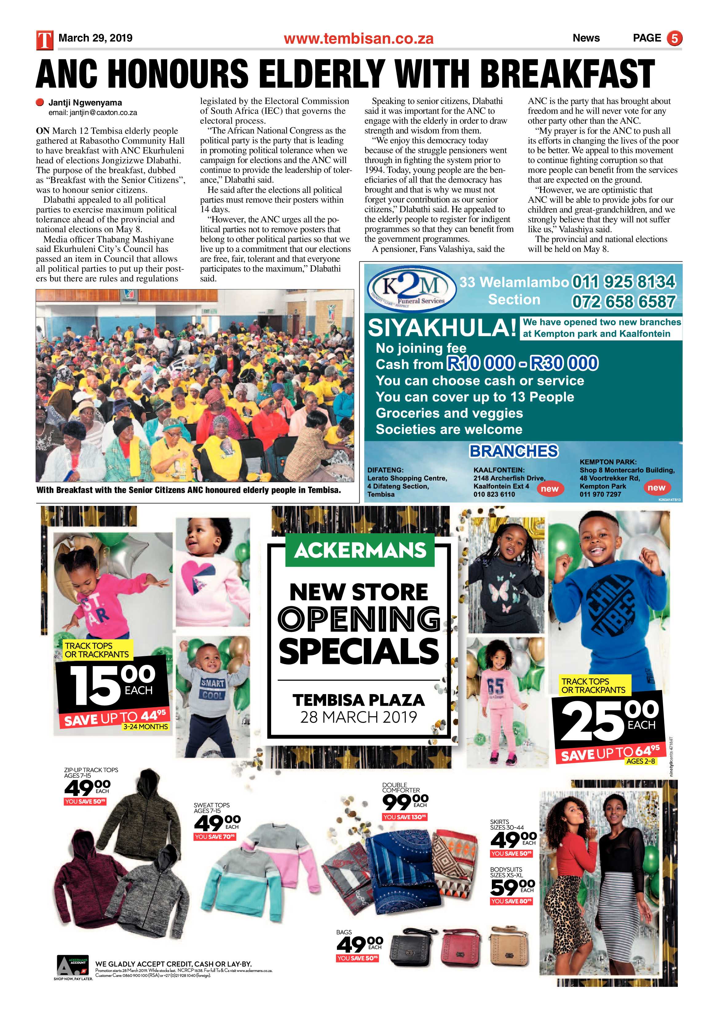 The Tembisan 01 April 2019 page 5