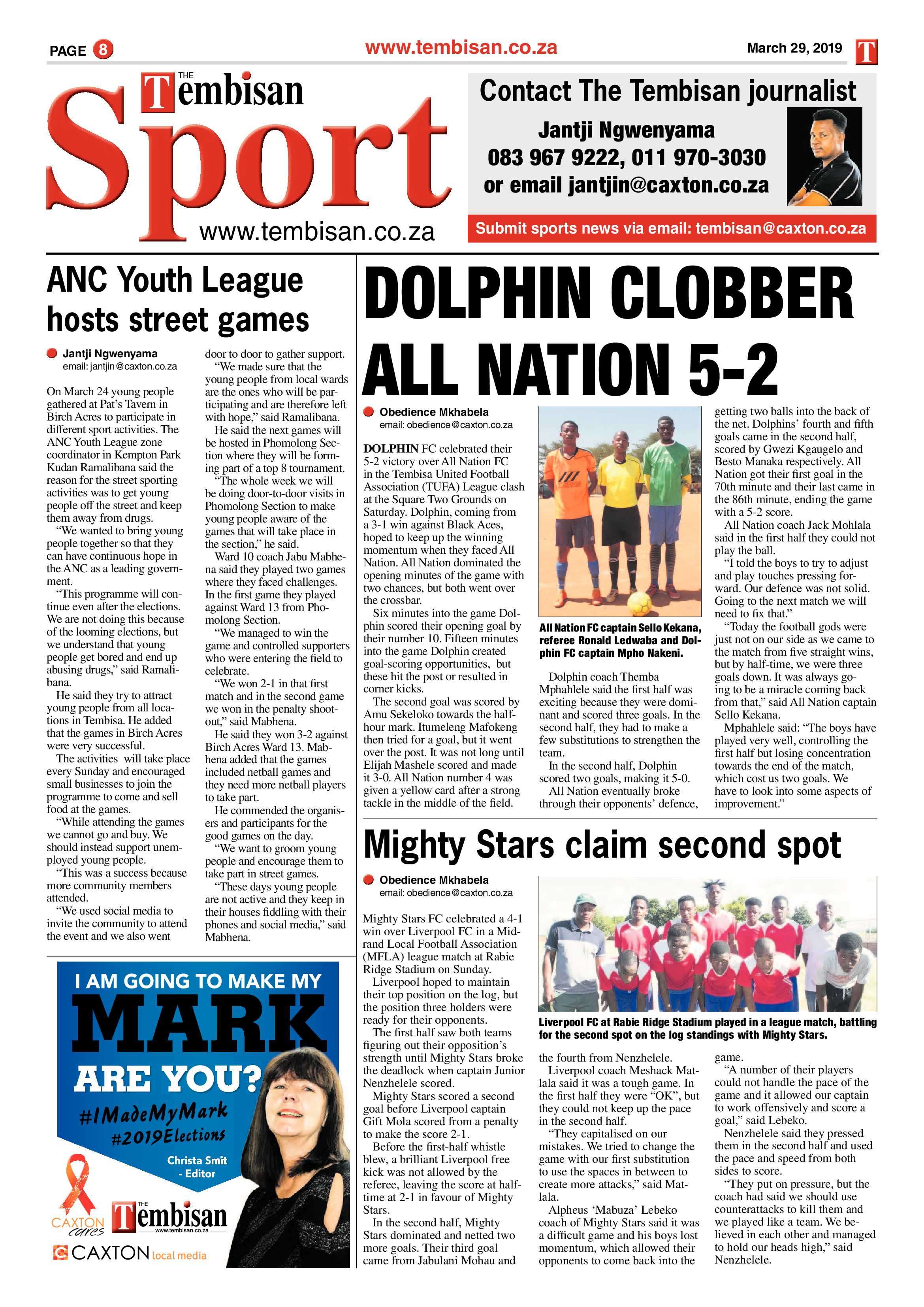 The Tembisan 01 April 2019 page 8