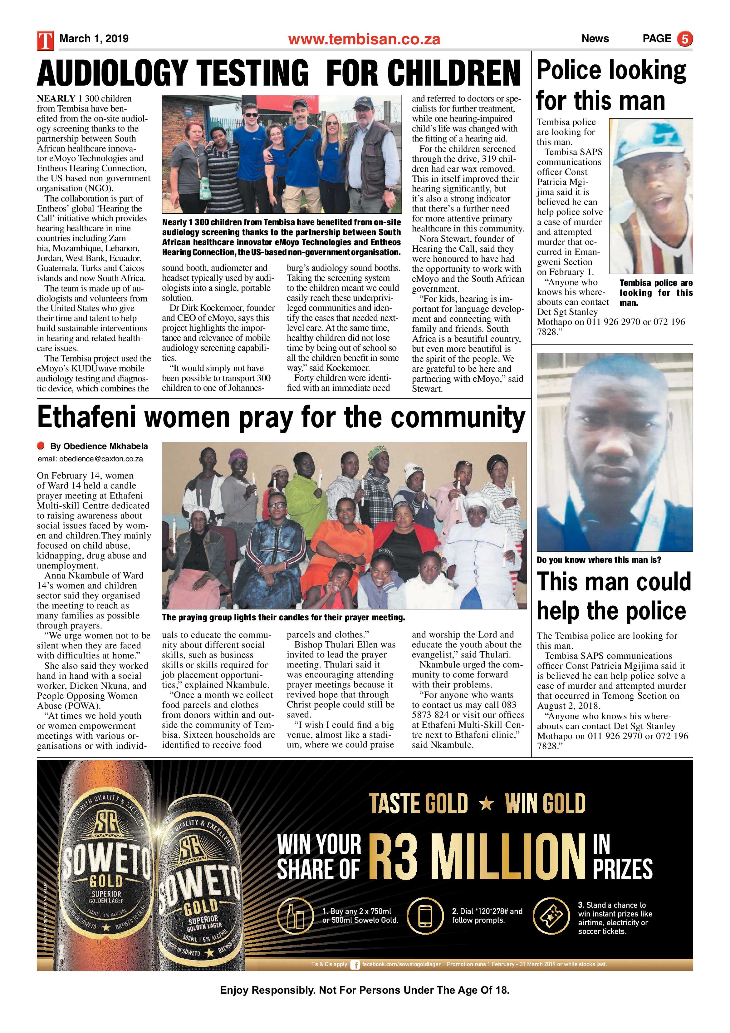 The Tembisan 04 March 2019 page 5