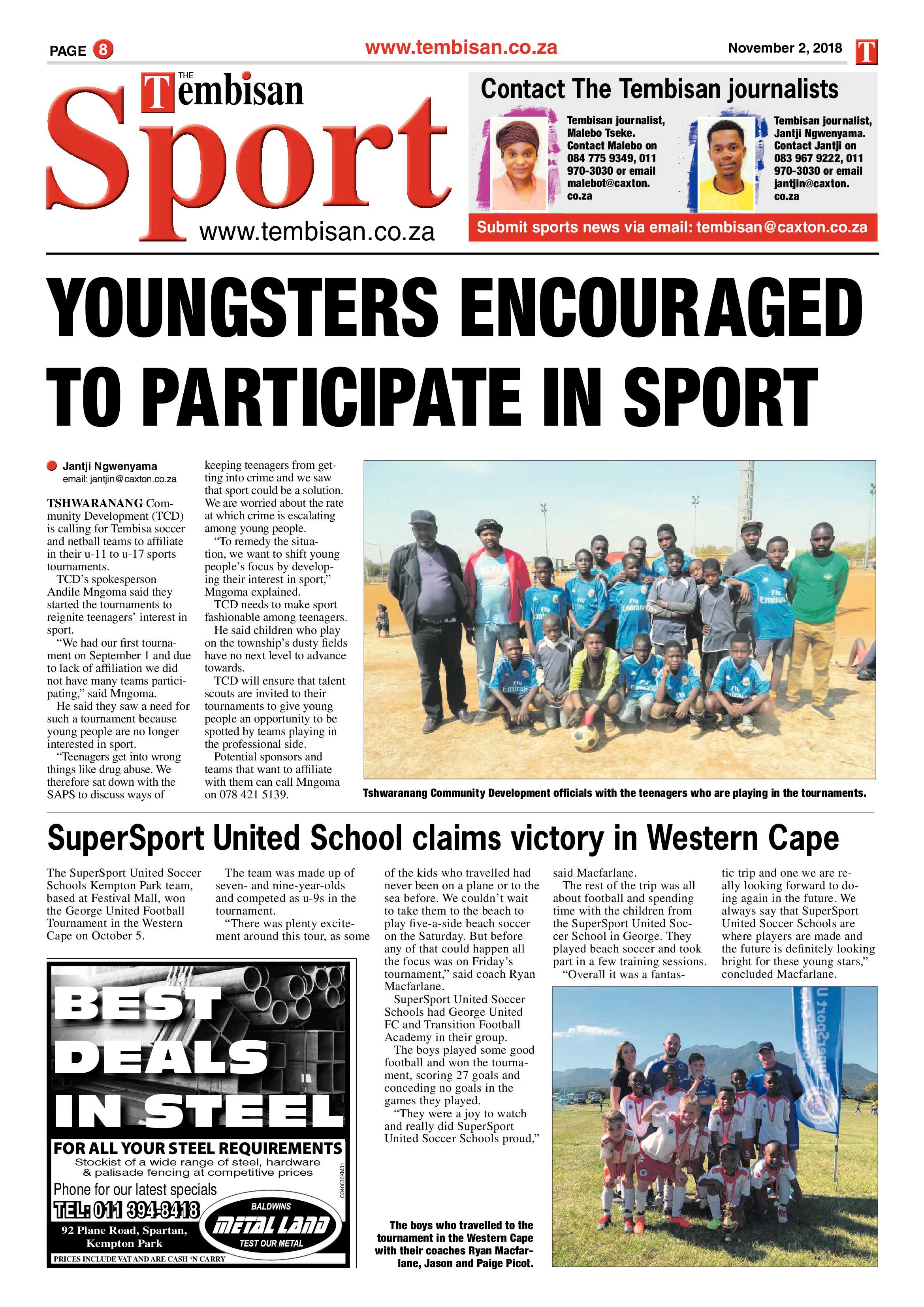 The Tembisan 02 November 2018 page 8
