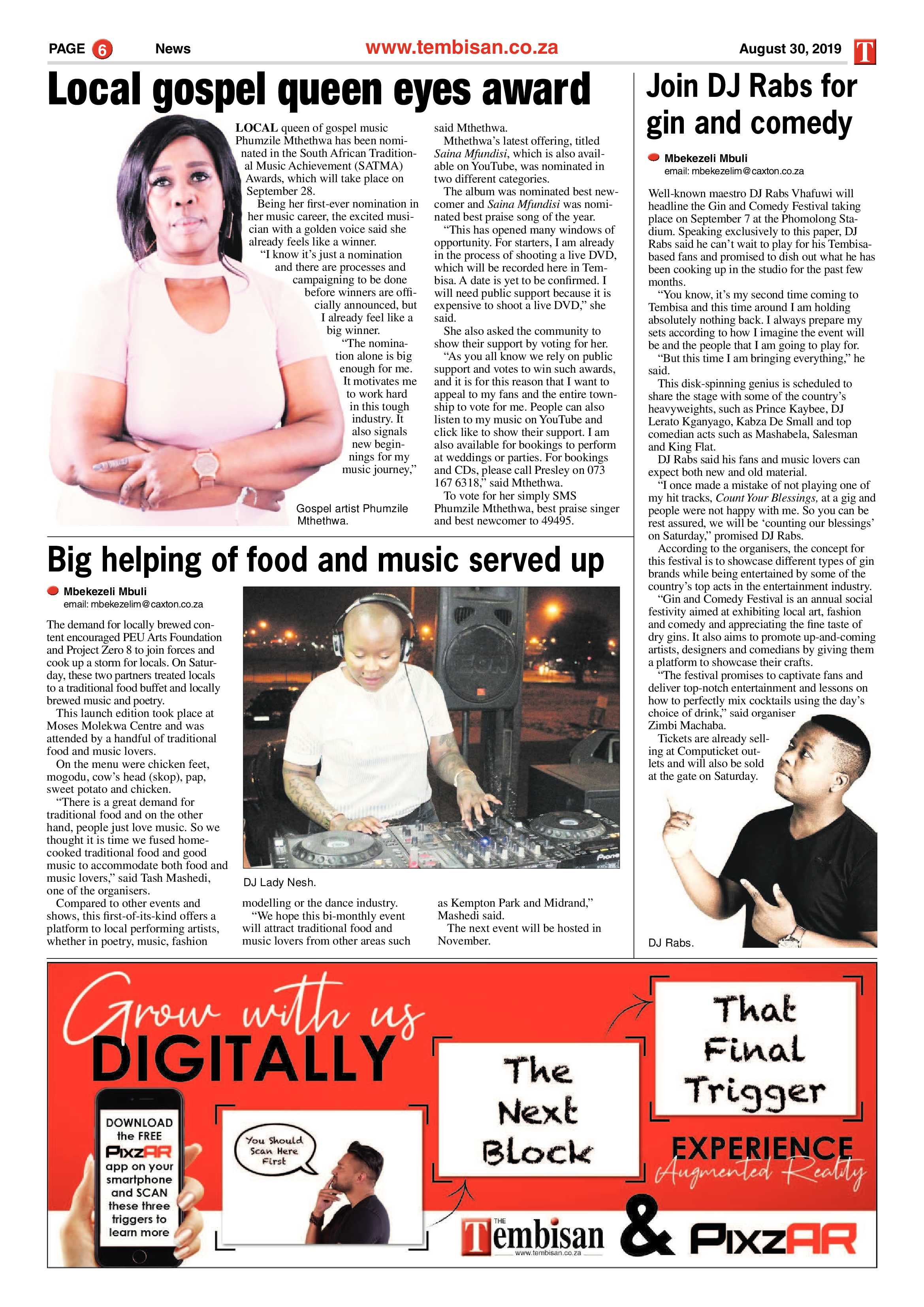 The Tembisan 02 September 2019 page 6