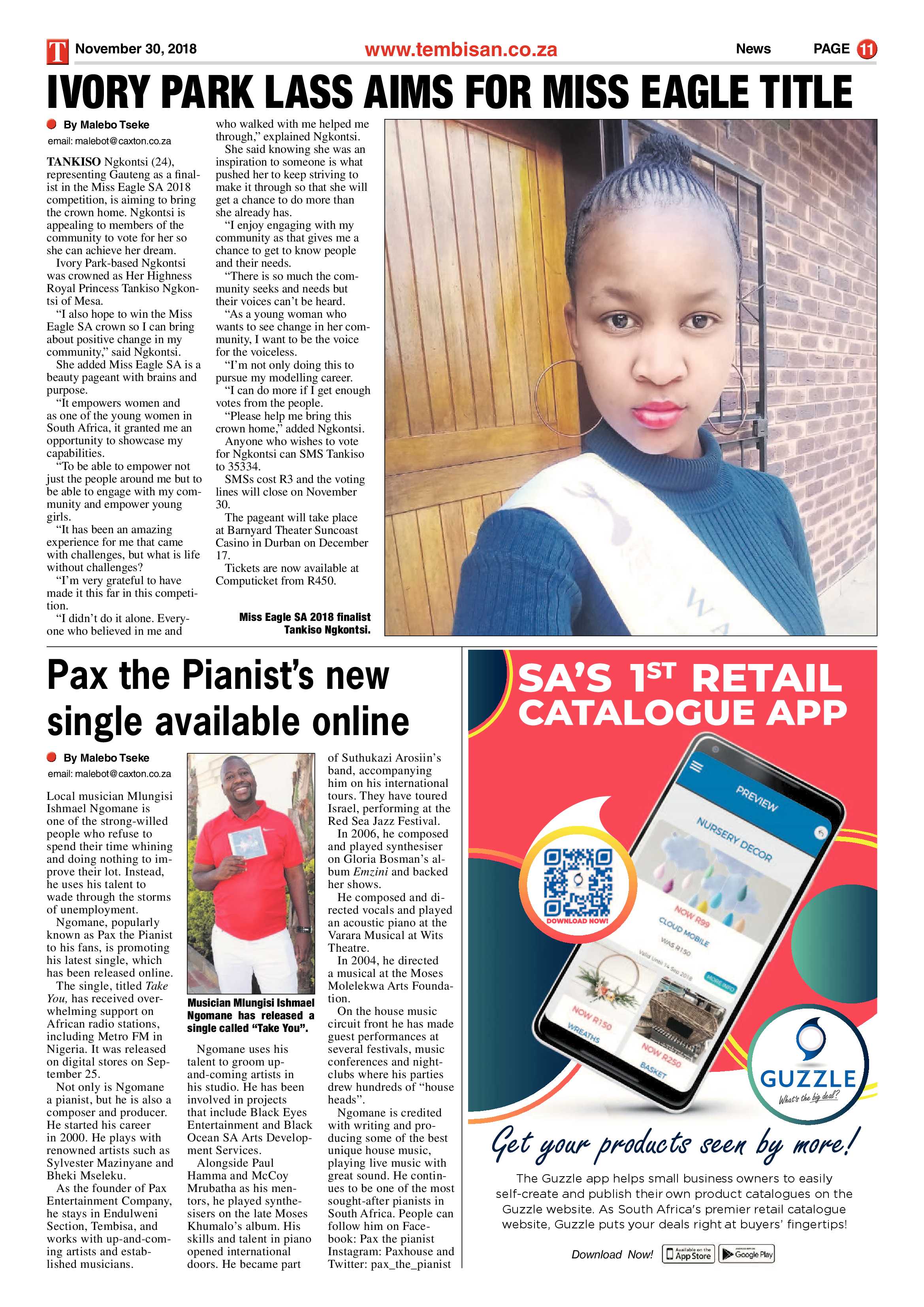 The Tembisan 03 December 2018 page 11