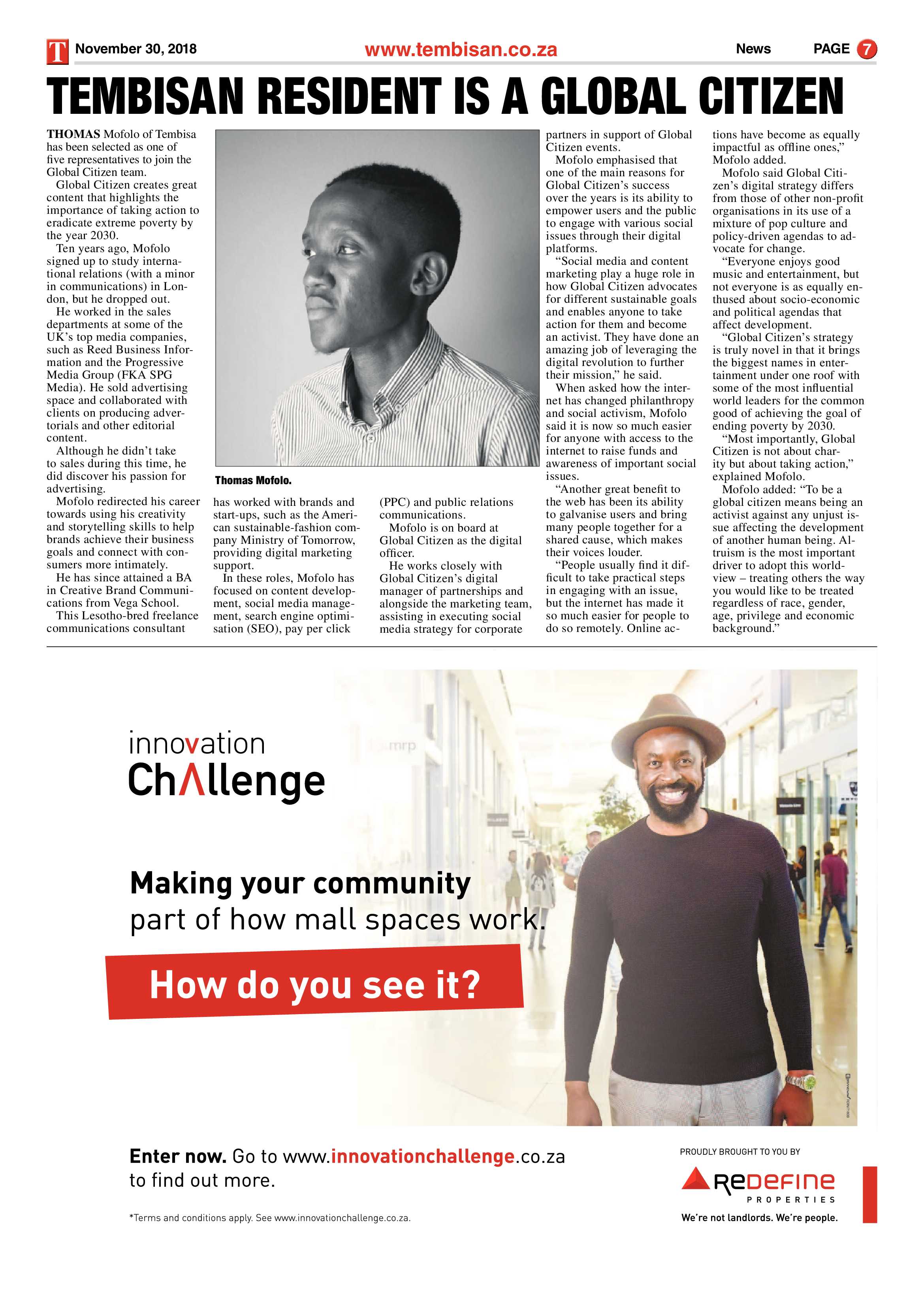 The Tembisan 03 December 2018 page 7