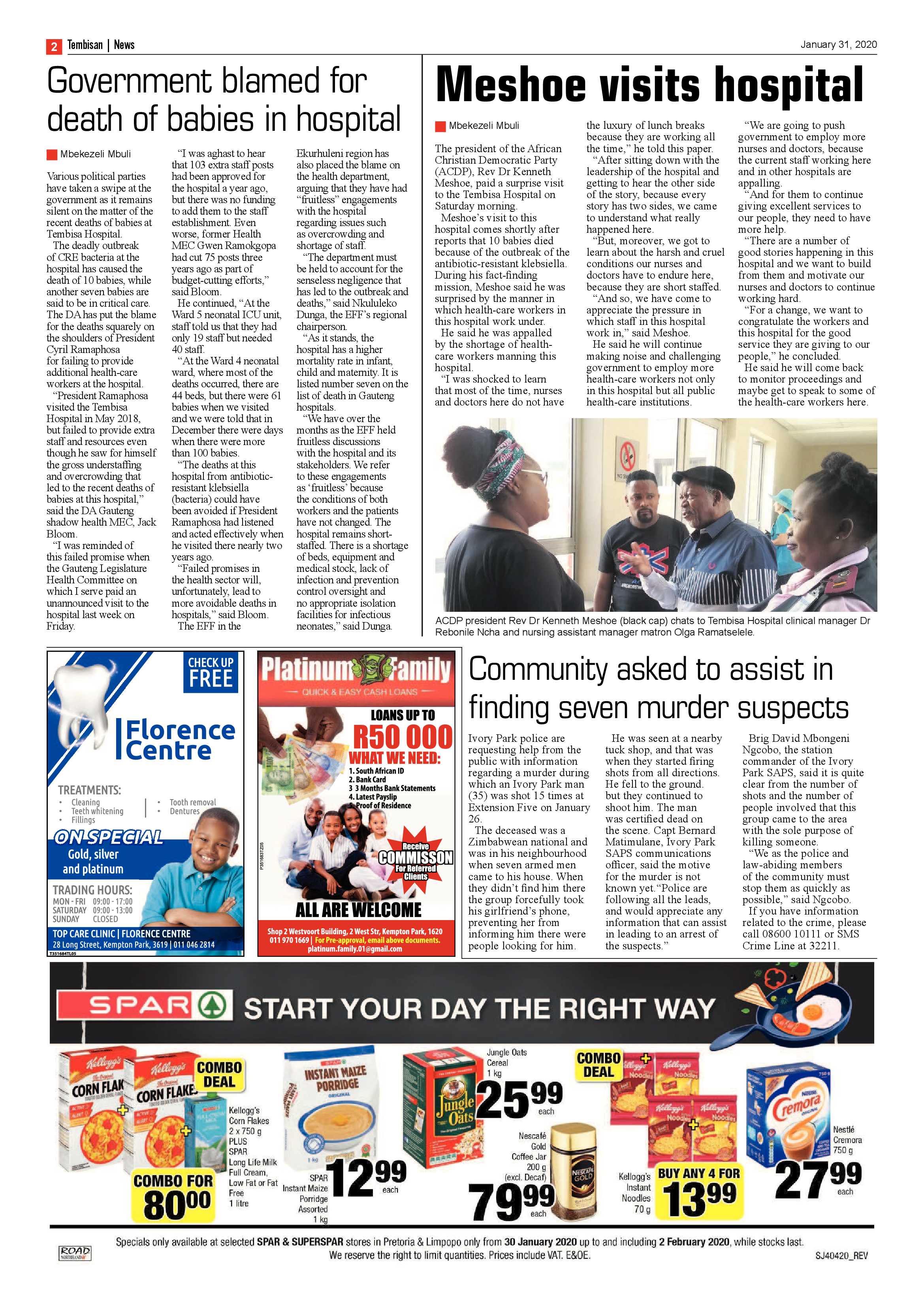 The Tembisan 03 February 2020 page 2
