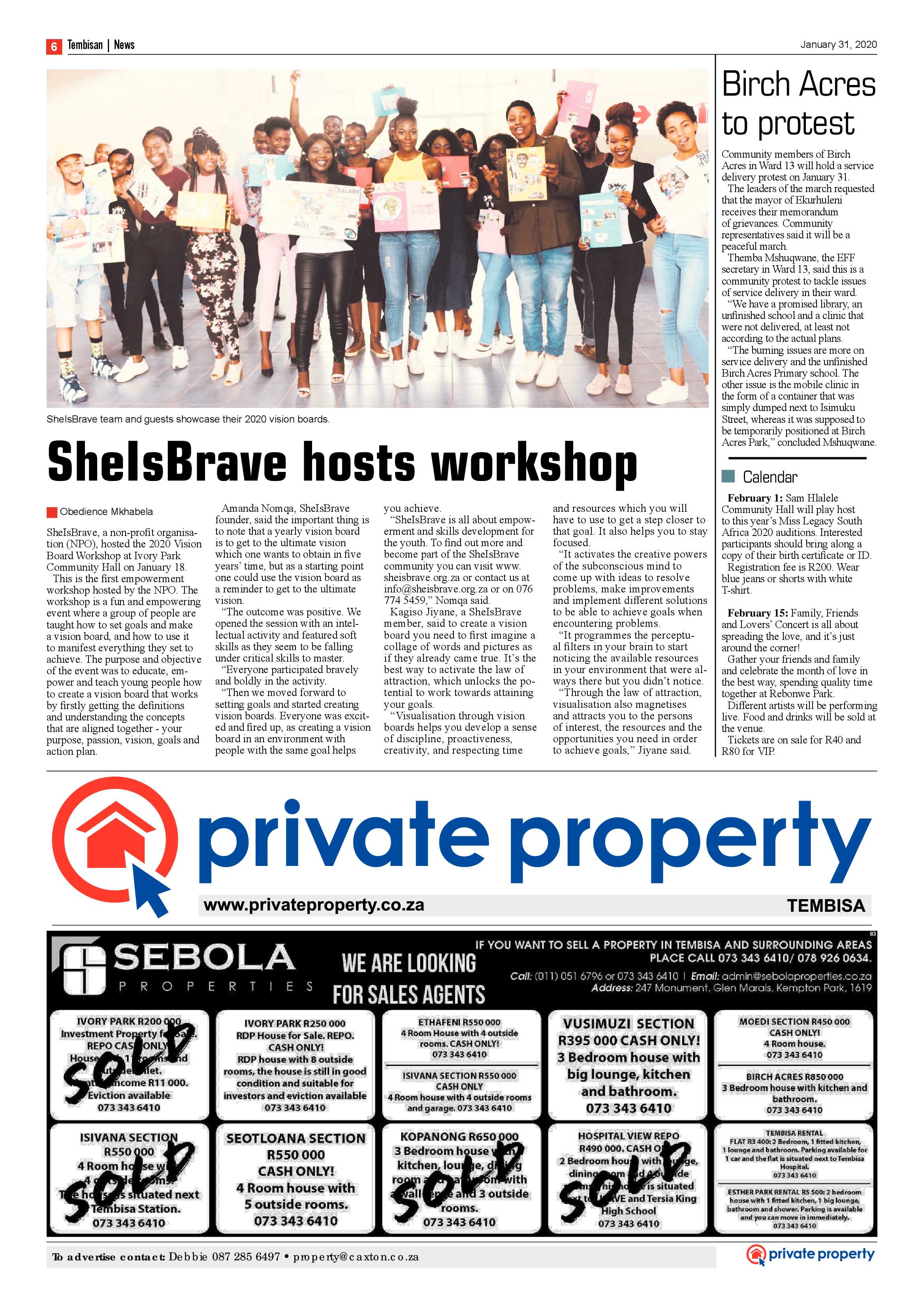 The Tembisan 03 February 2020 page 6