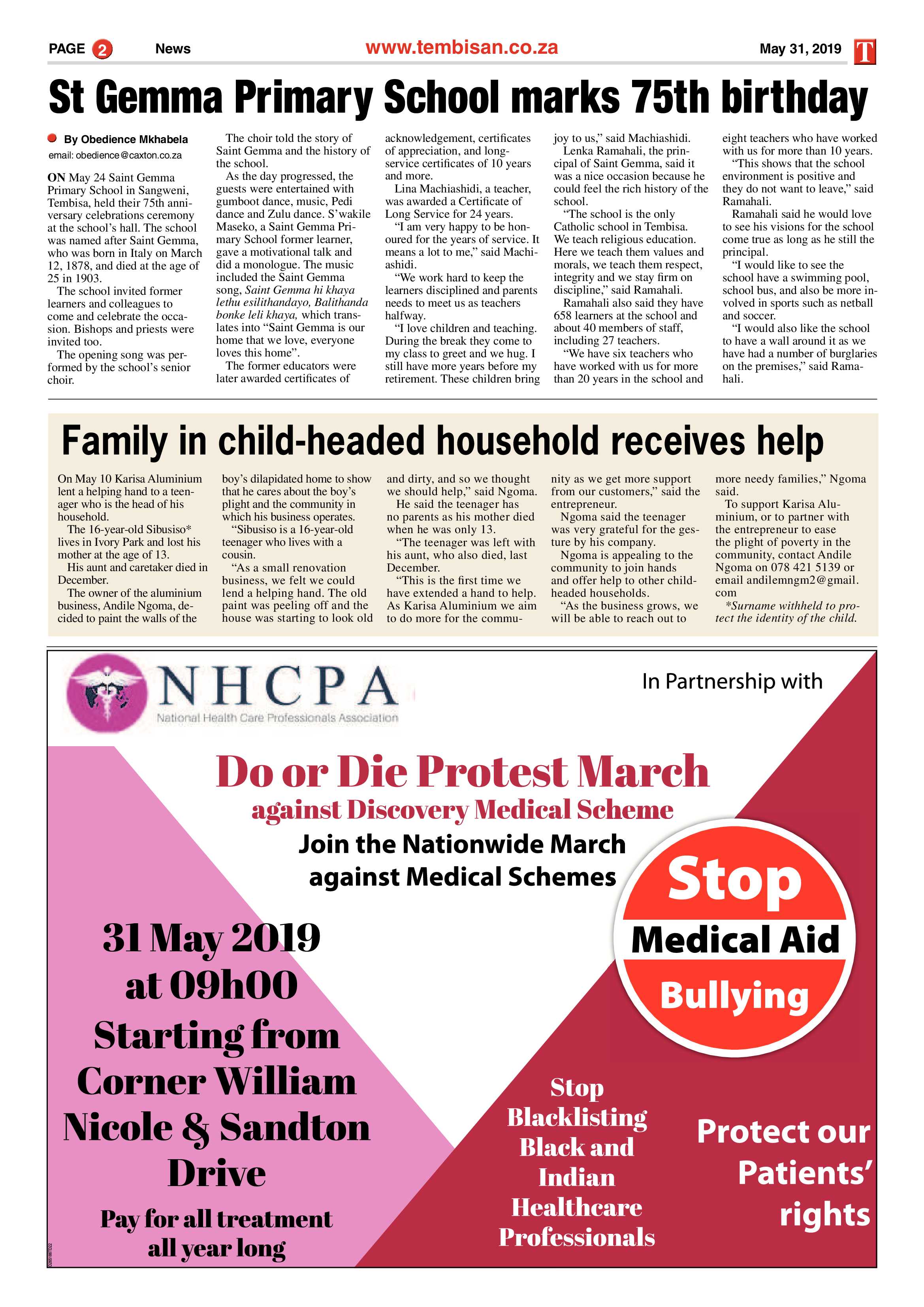 The Tembisan 03 June 2019 page 2
