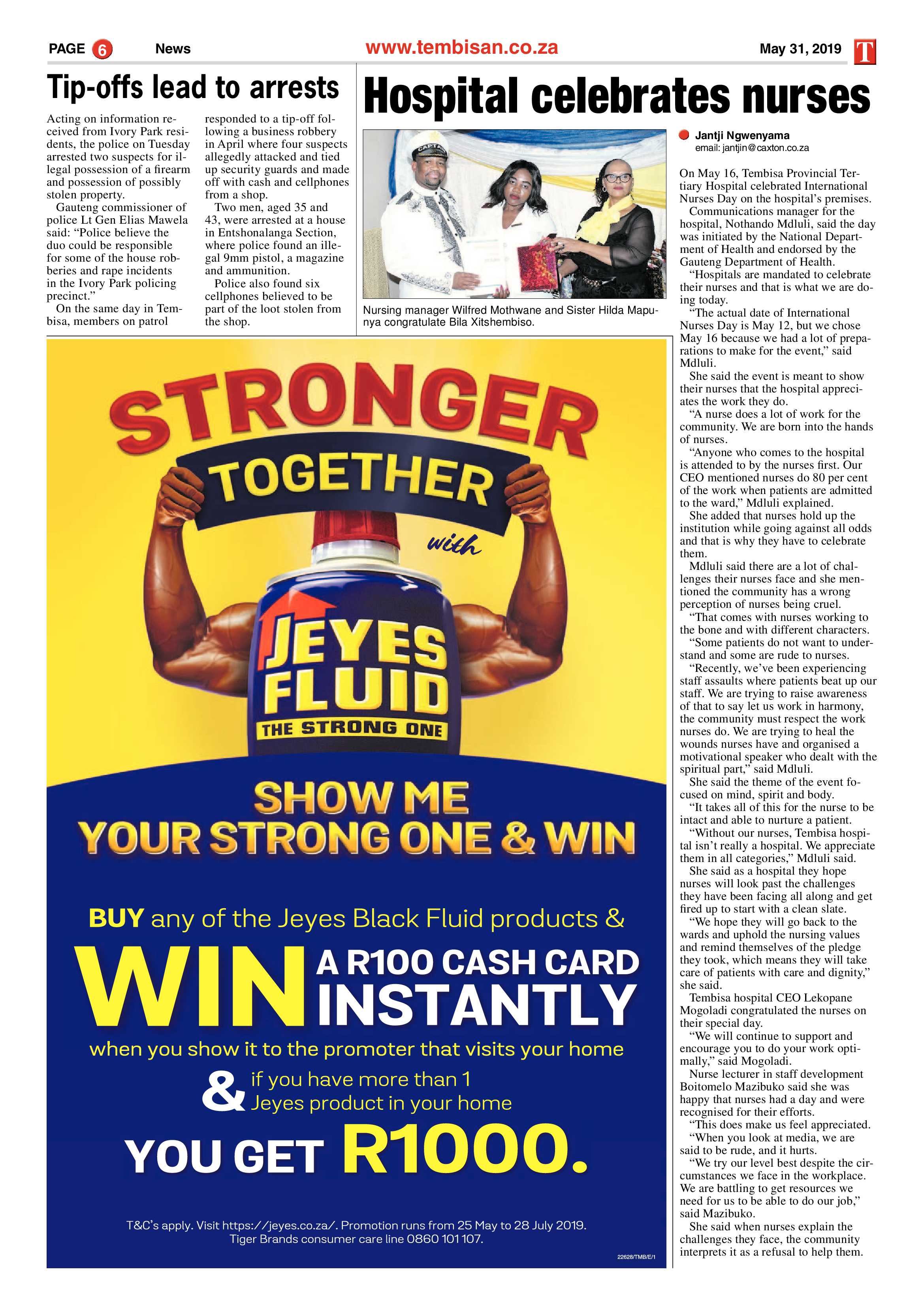 The Tembisan 03 June 2019 page 6