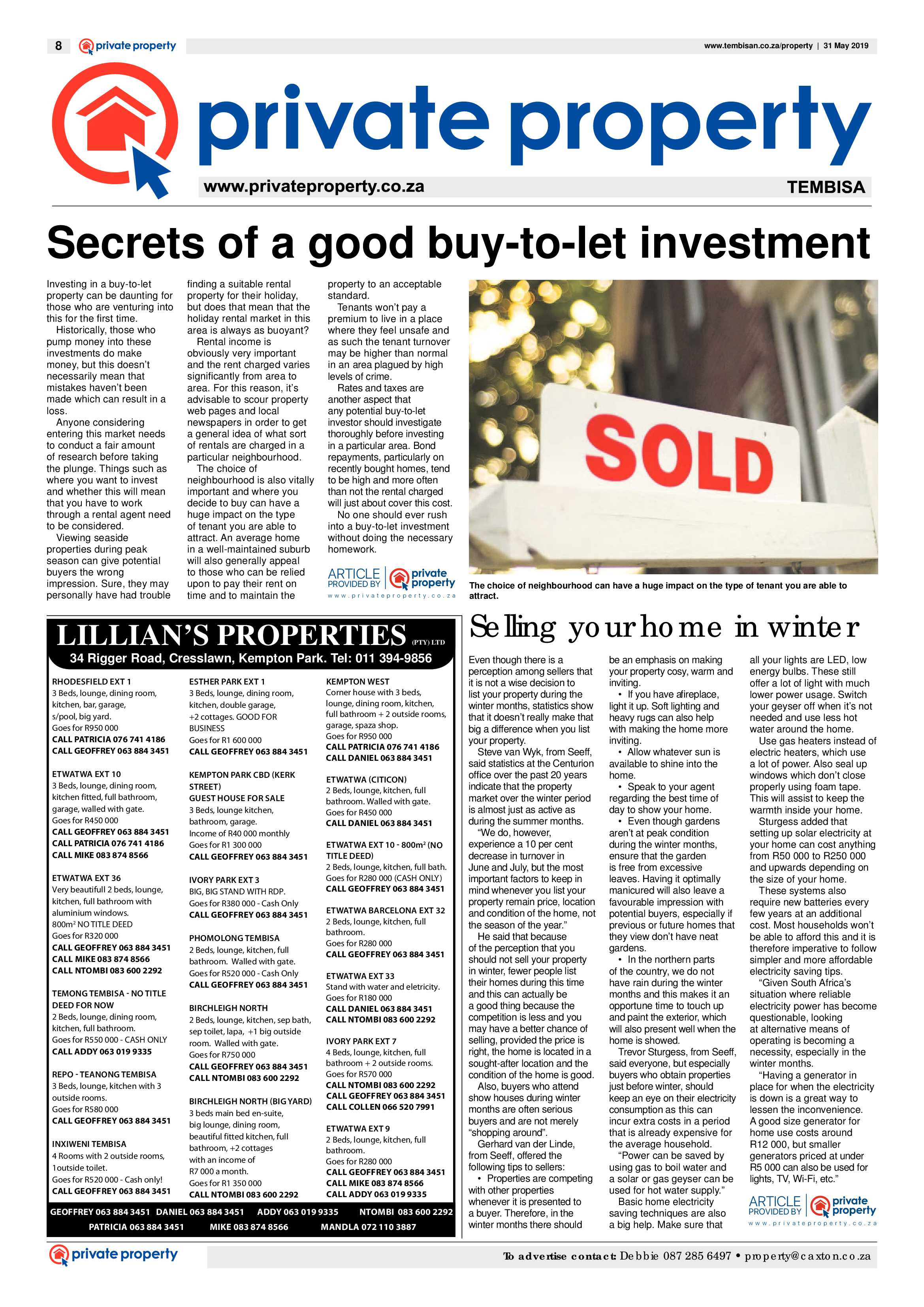 The Tembisan 03 June 2019 page 8