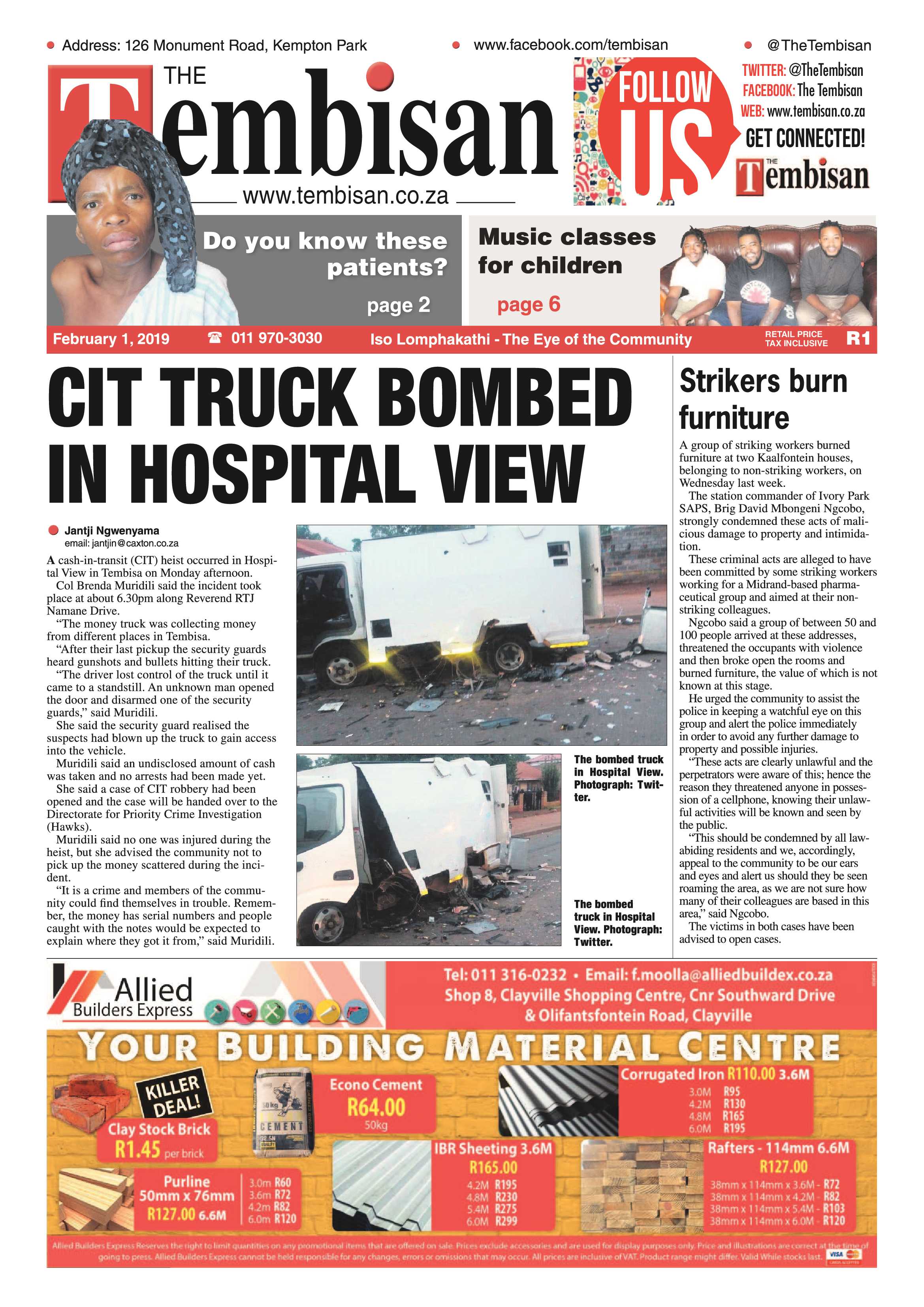 The Tembisan 04 February 2019 page 1