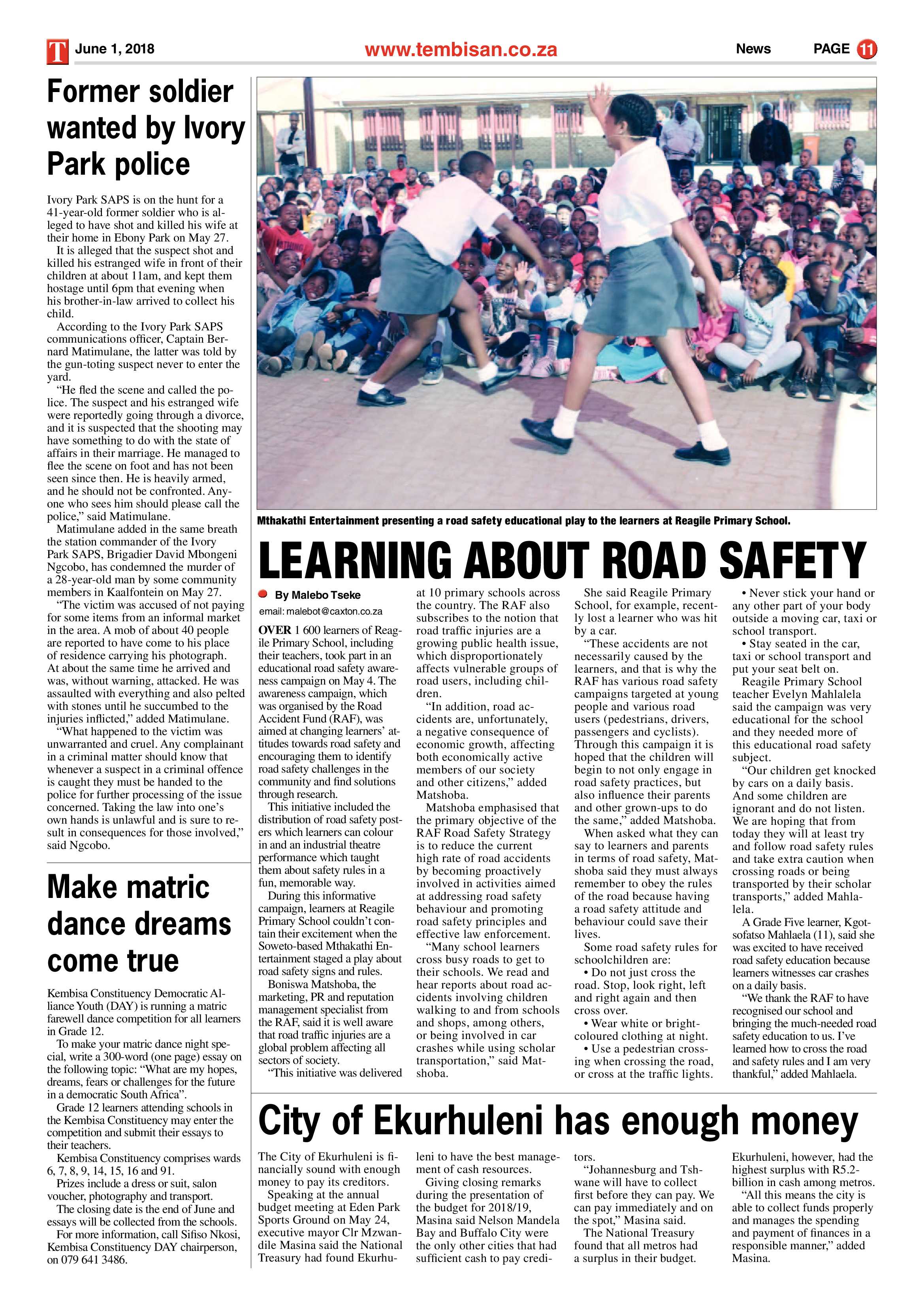 The Tembisan 04 June 2018 page 11