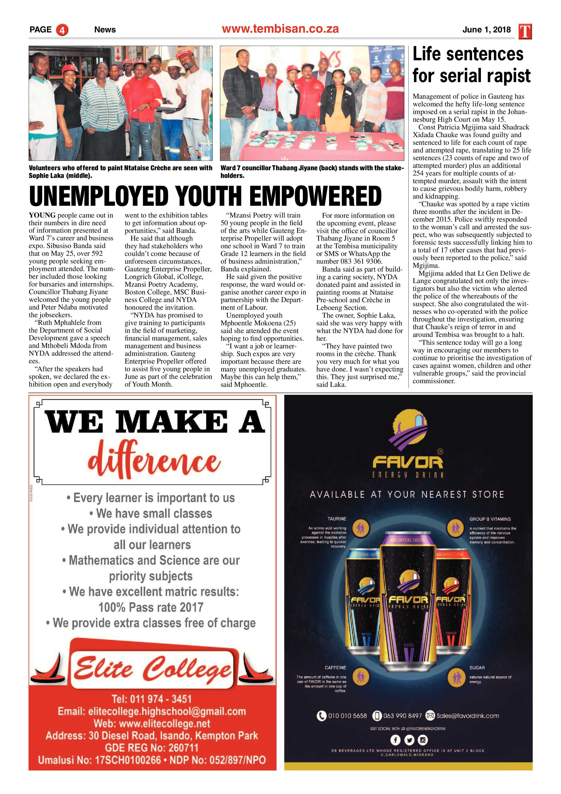 The Tembisan 04 June 2018 page 4