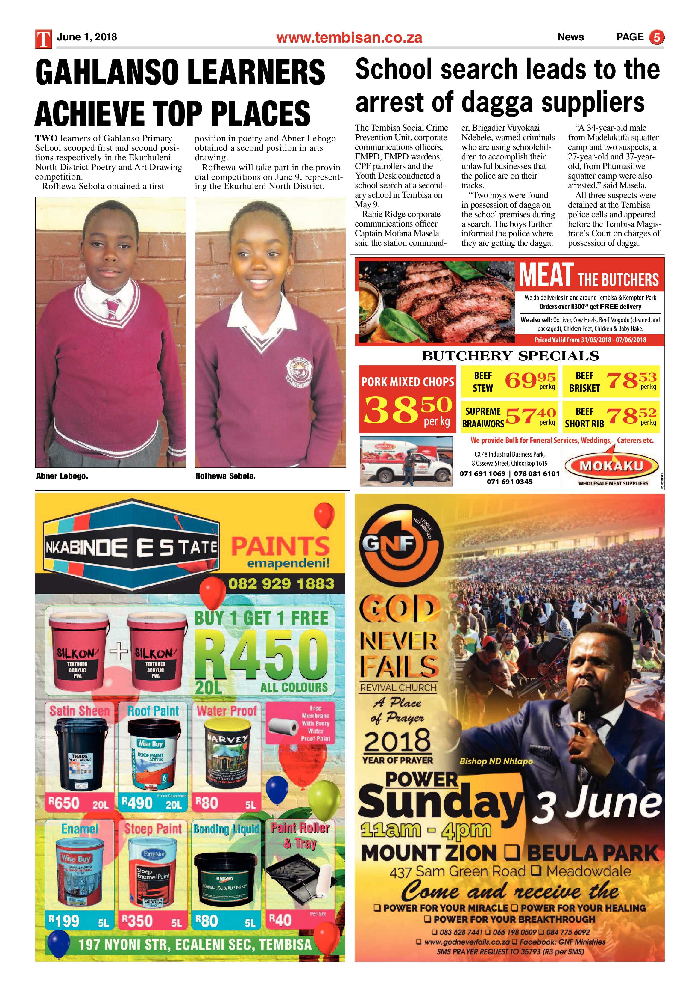The Tembisan 04 June 2018 page 5