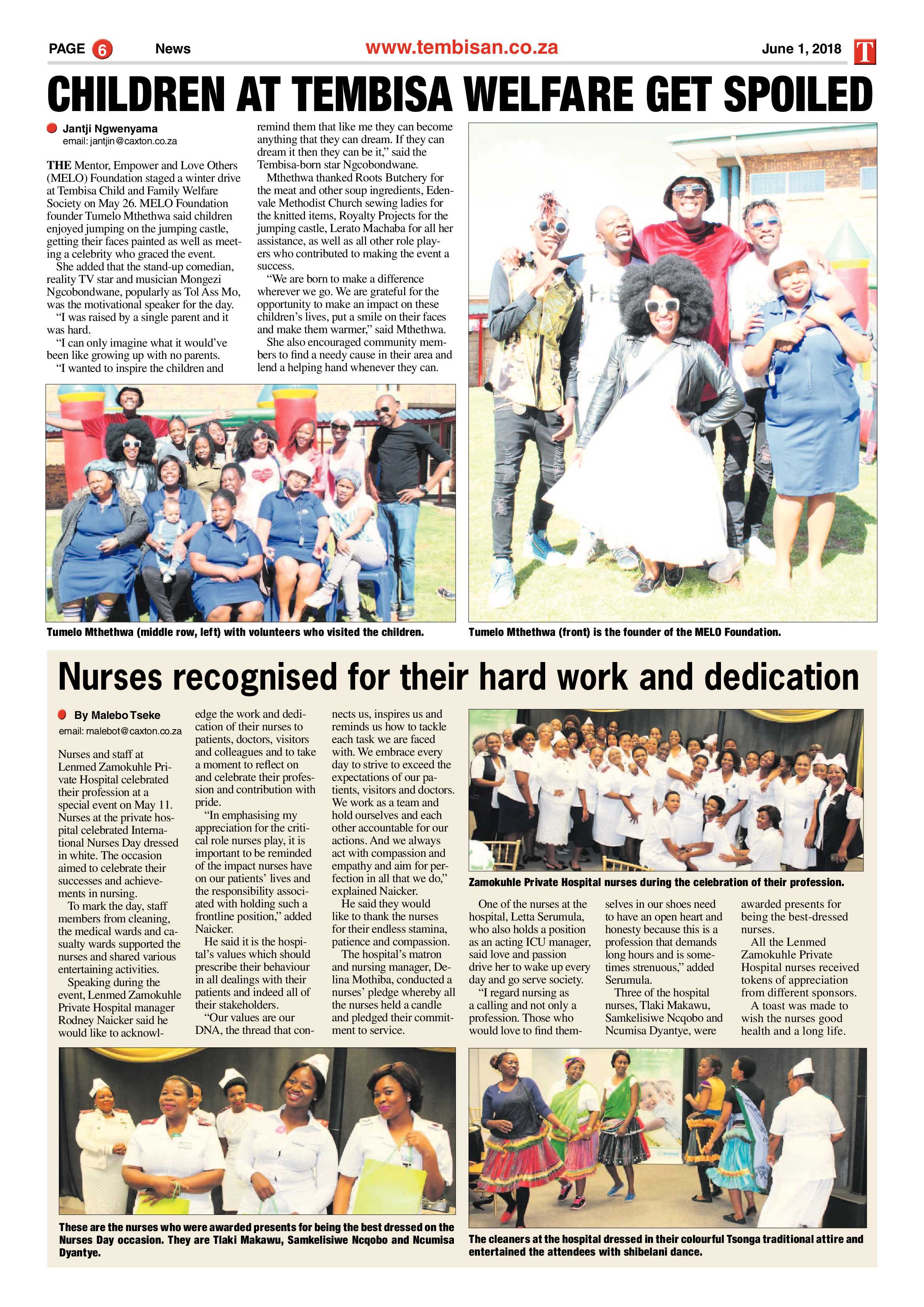 The Tembisan 04 June 2018 page 6